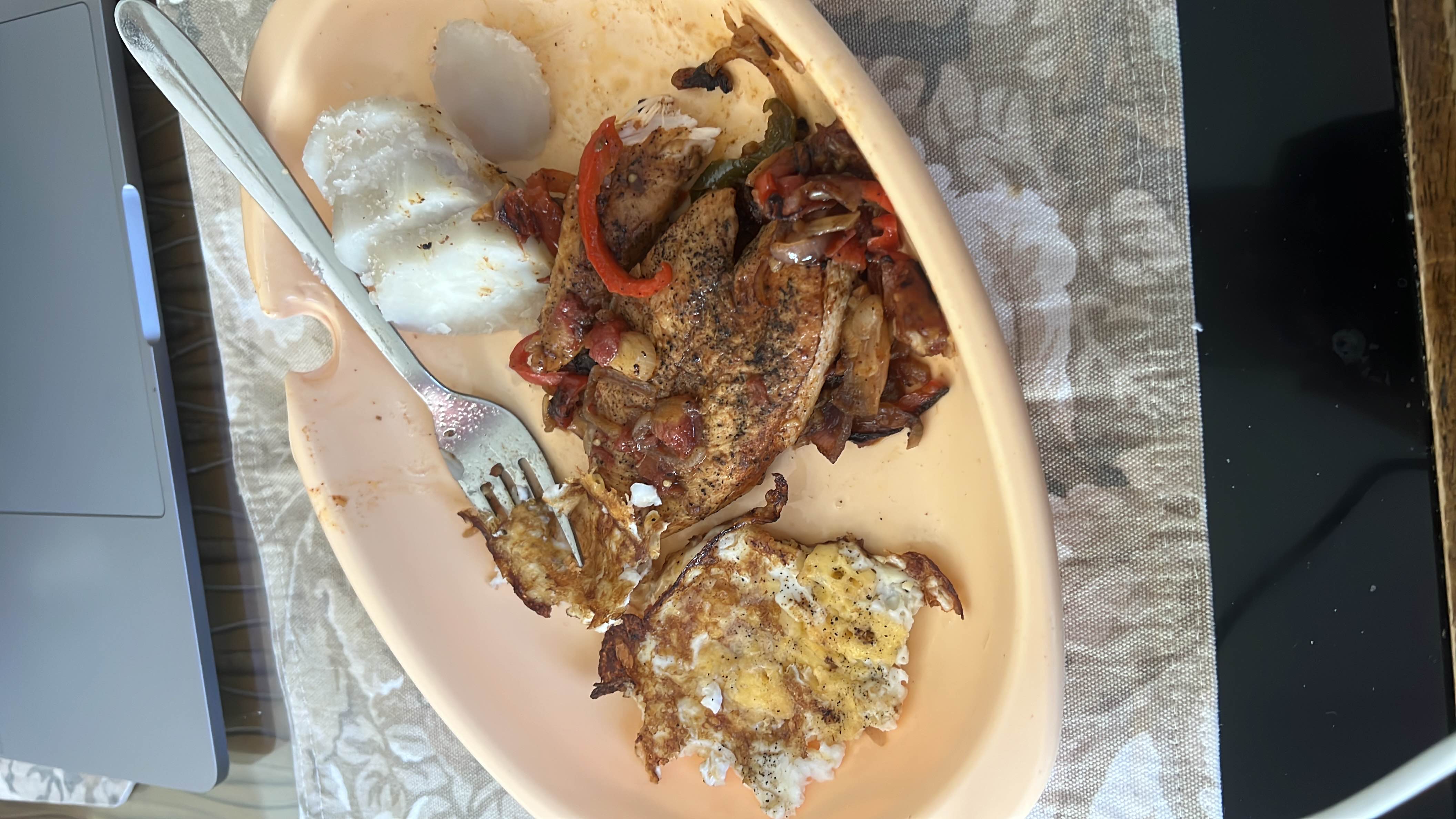 Grilled Chicken with Yam