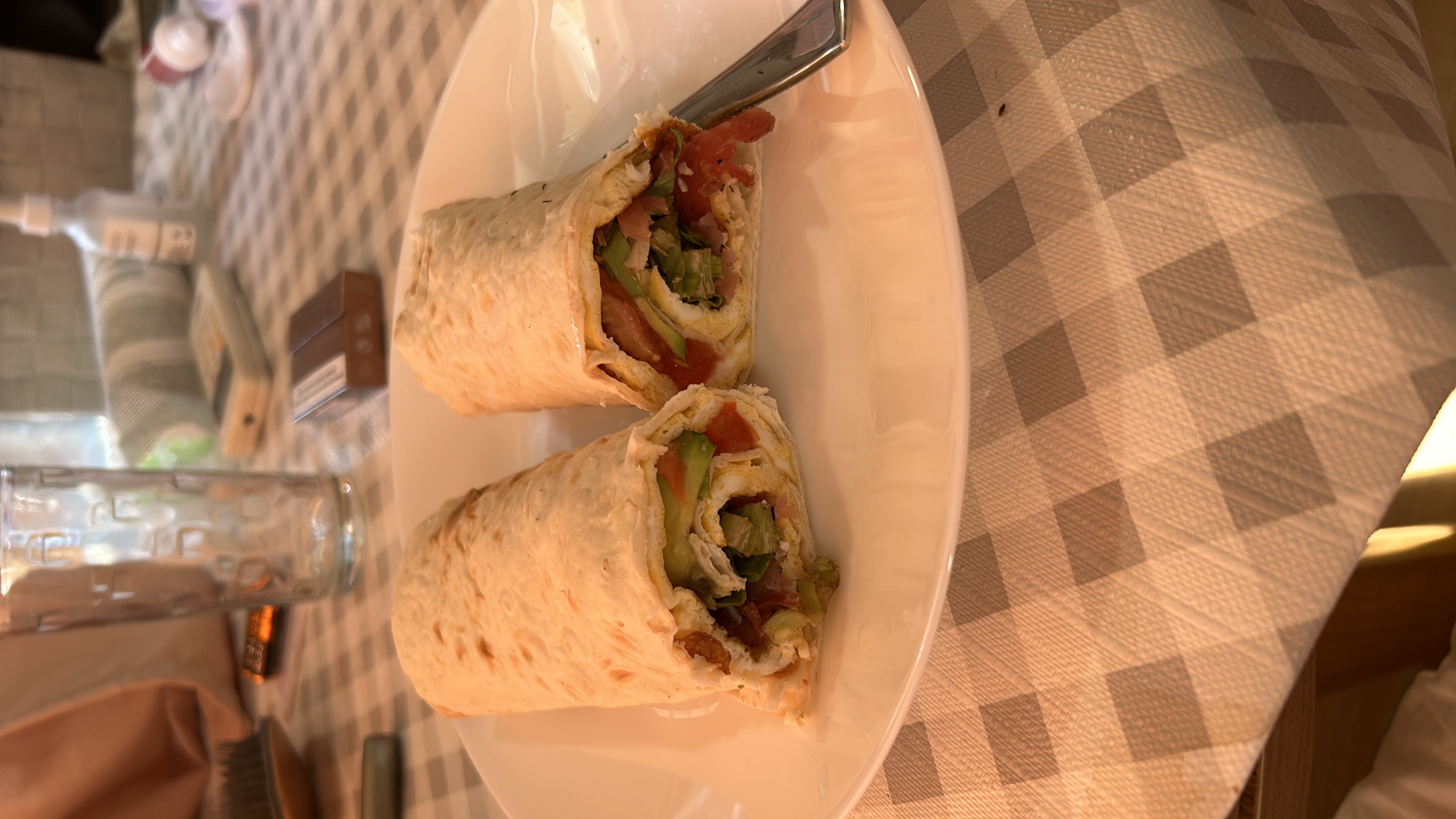 Egg and Veggie Wrap