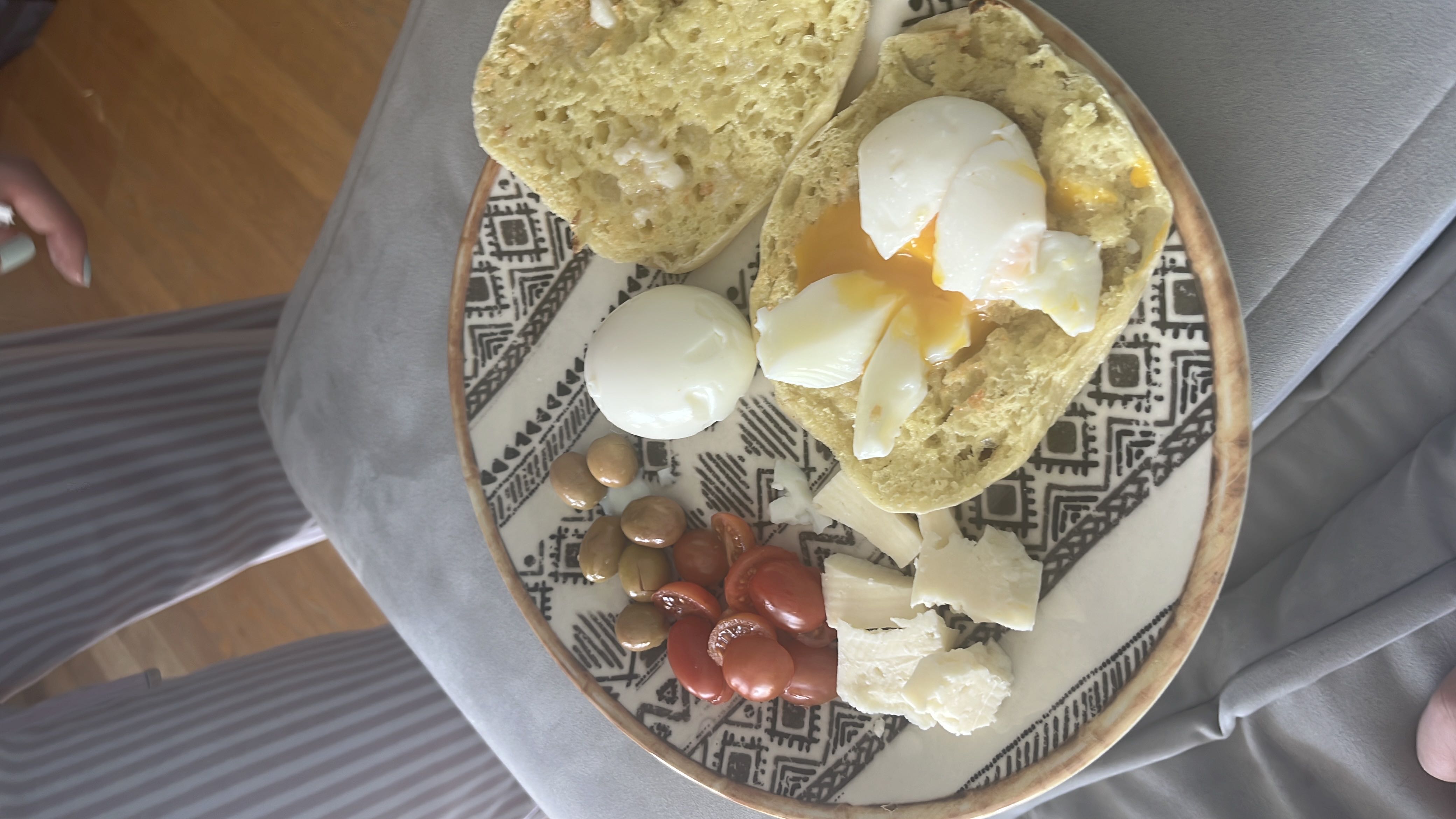 Yumurtalı Kahvaltı Tabağı