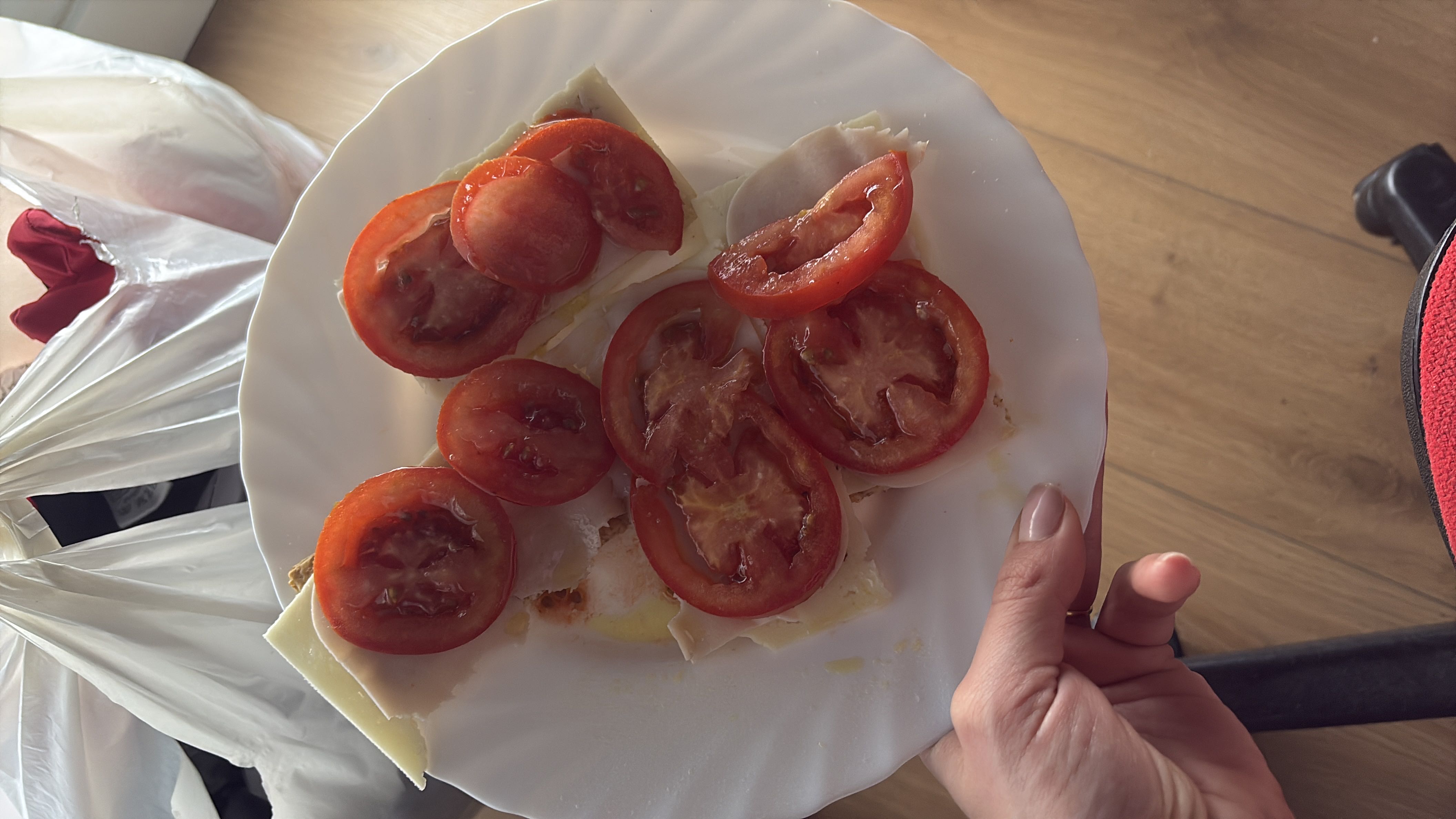 Tostadas con tomate