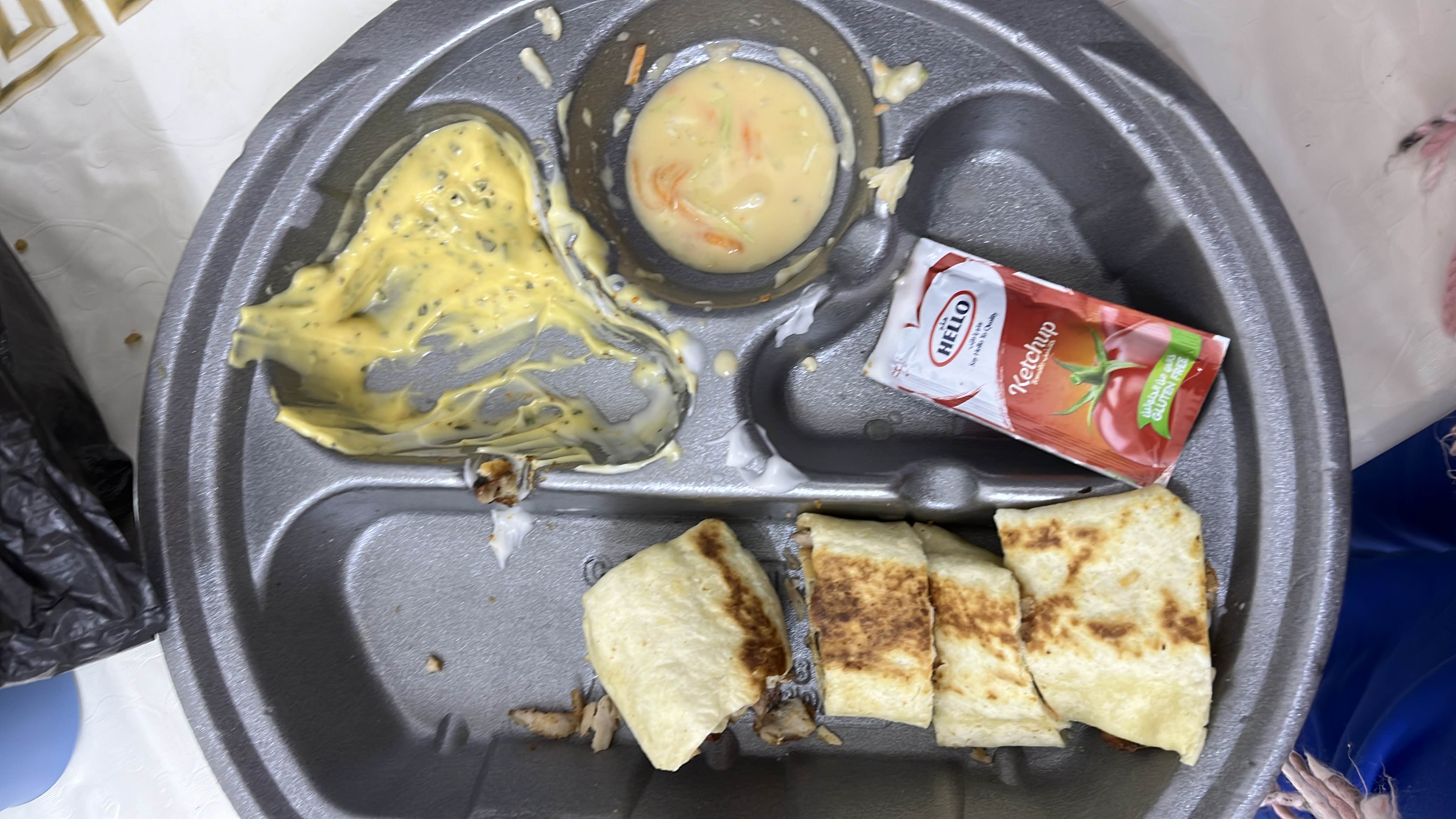 Chicken Wrap with Sauces