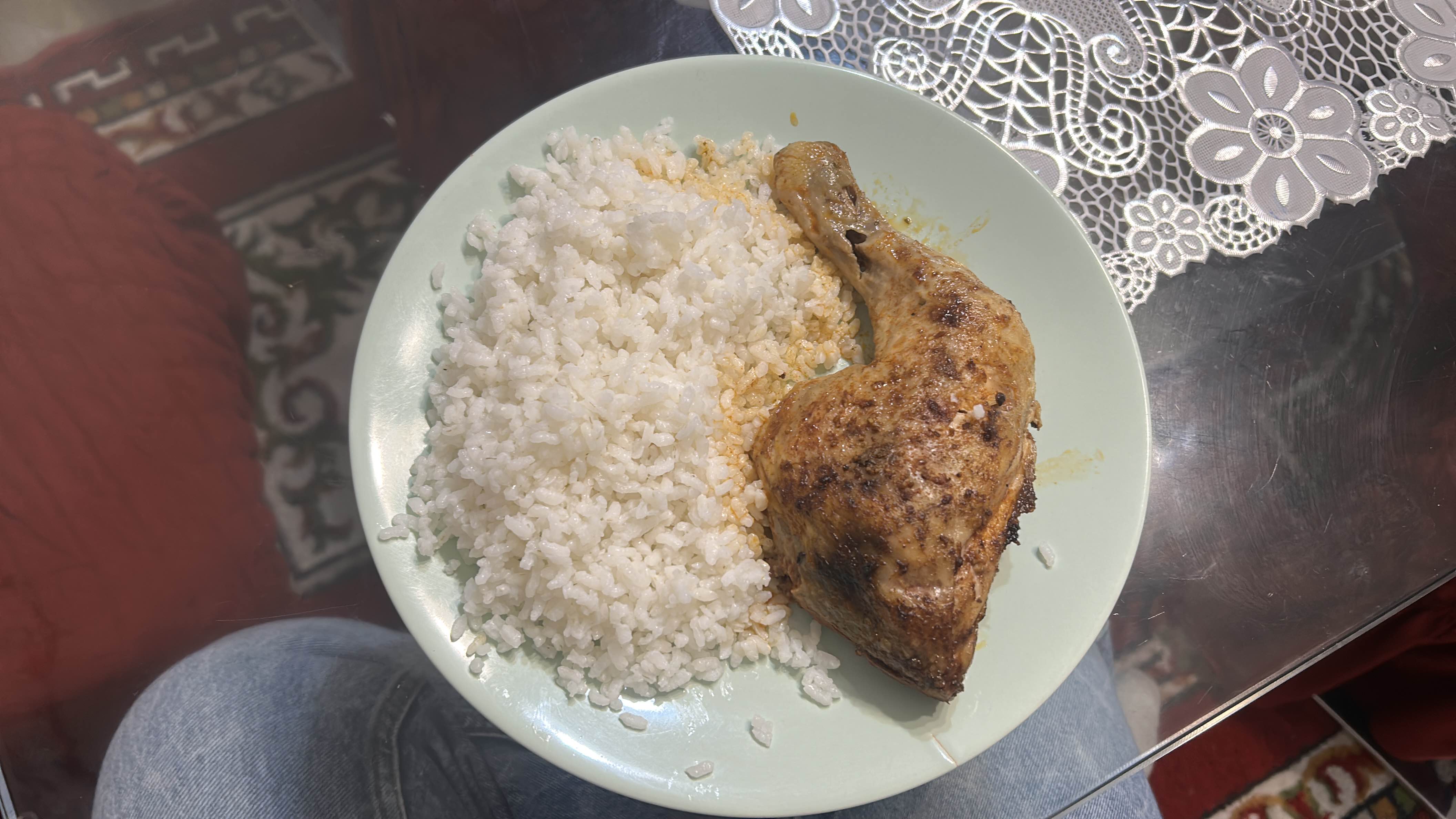Pečené kurča s ryžou