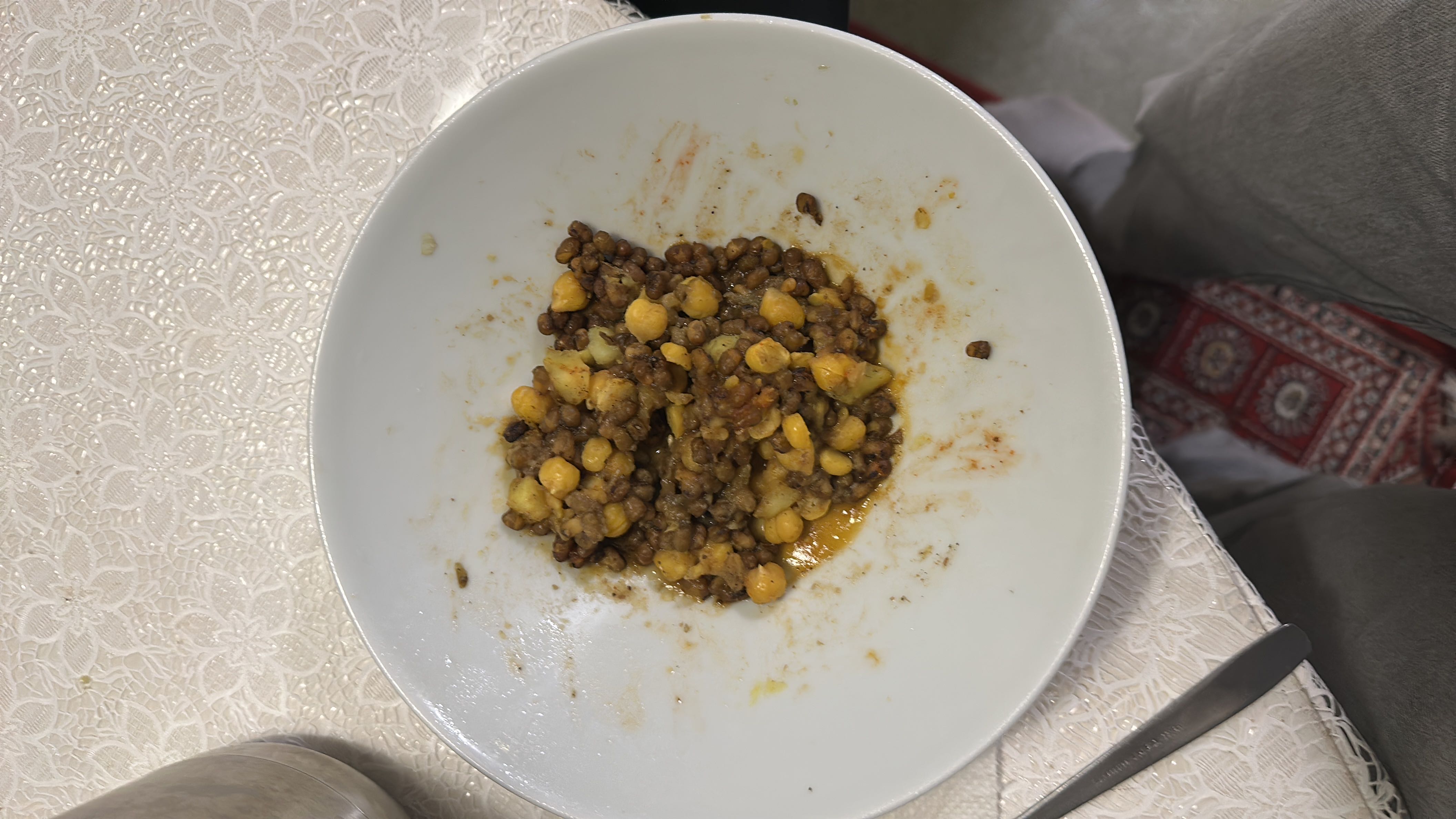 Lins- och kikärtsgryta