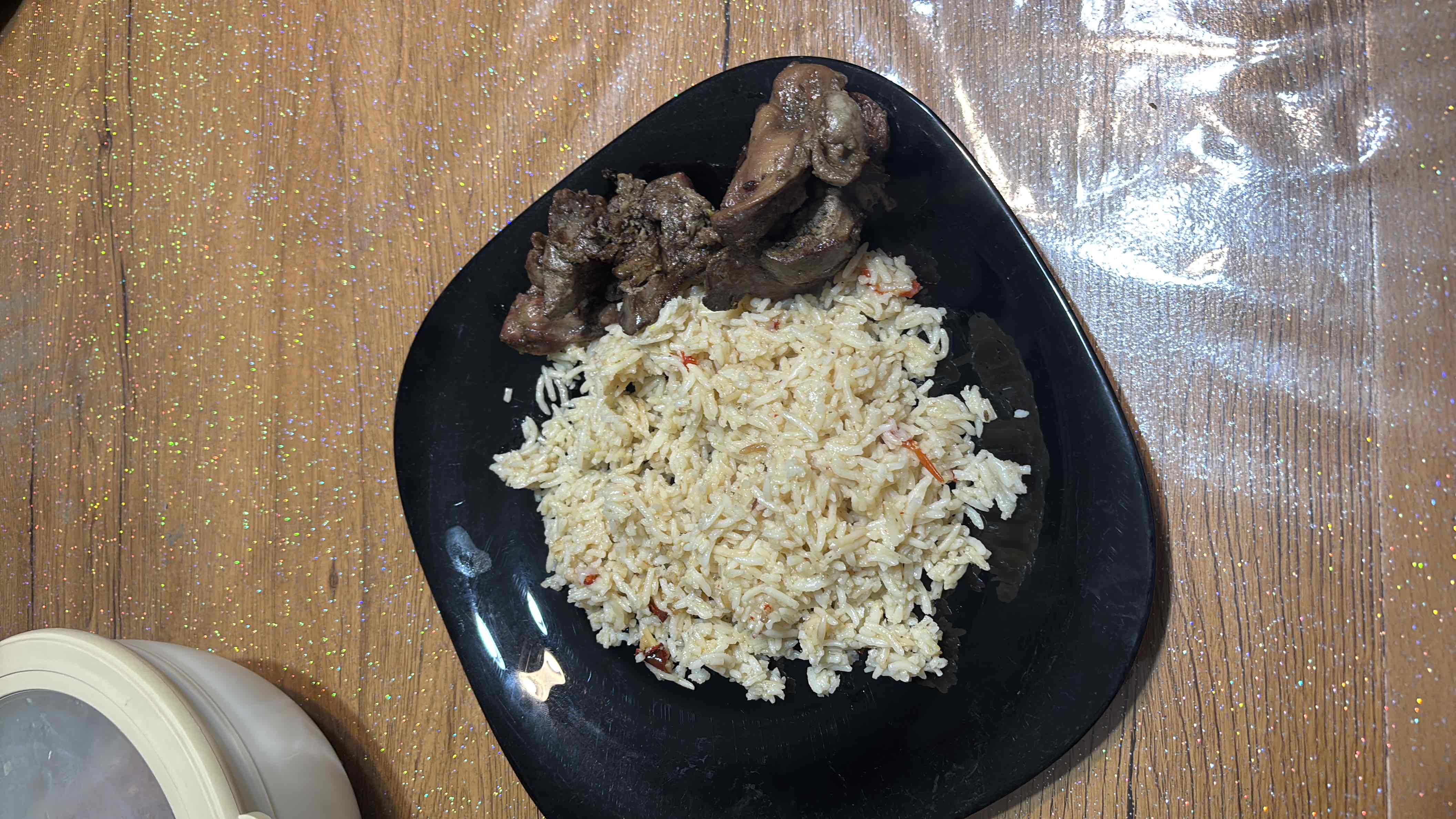Riz épicé avec foie