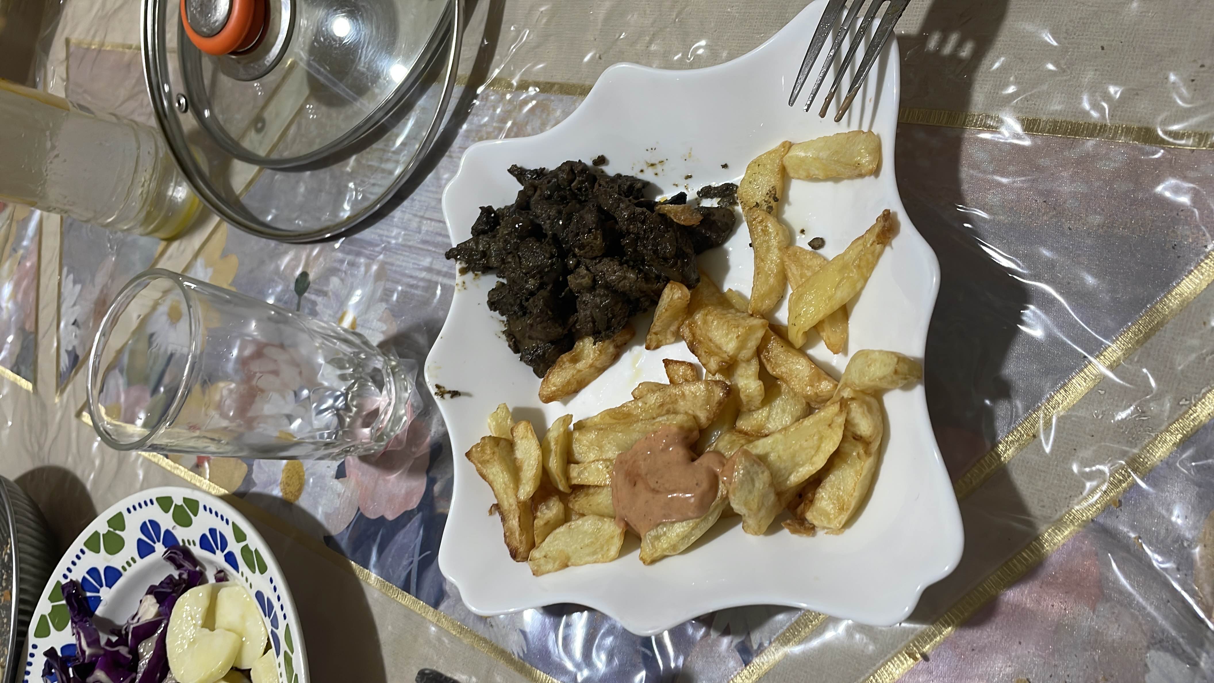 Fried Liver with Fries