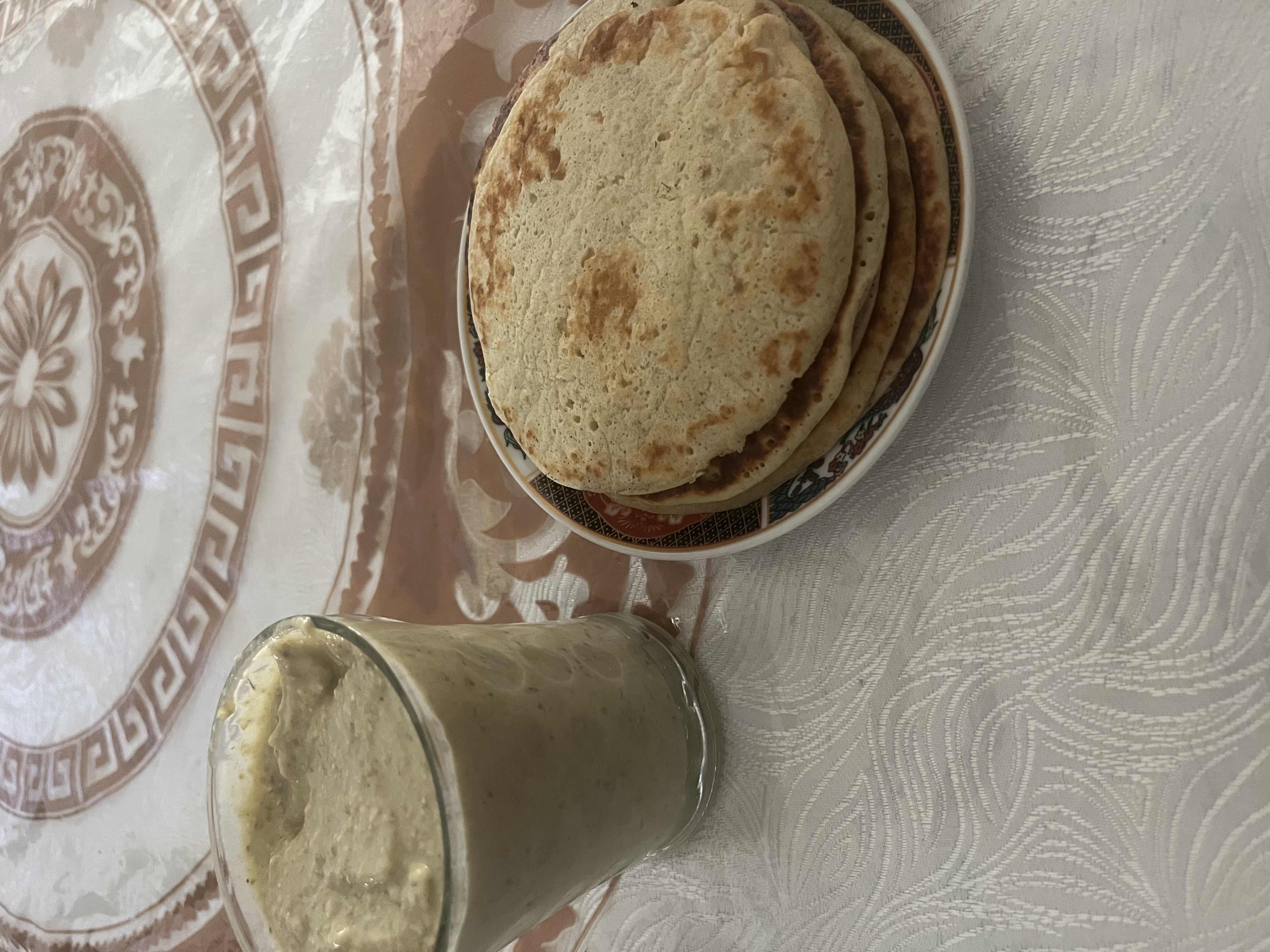 Baghrir avec sauce