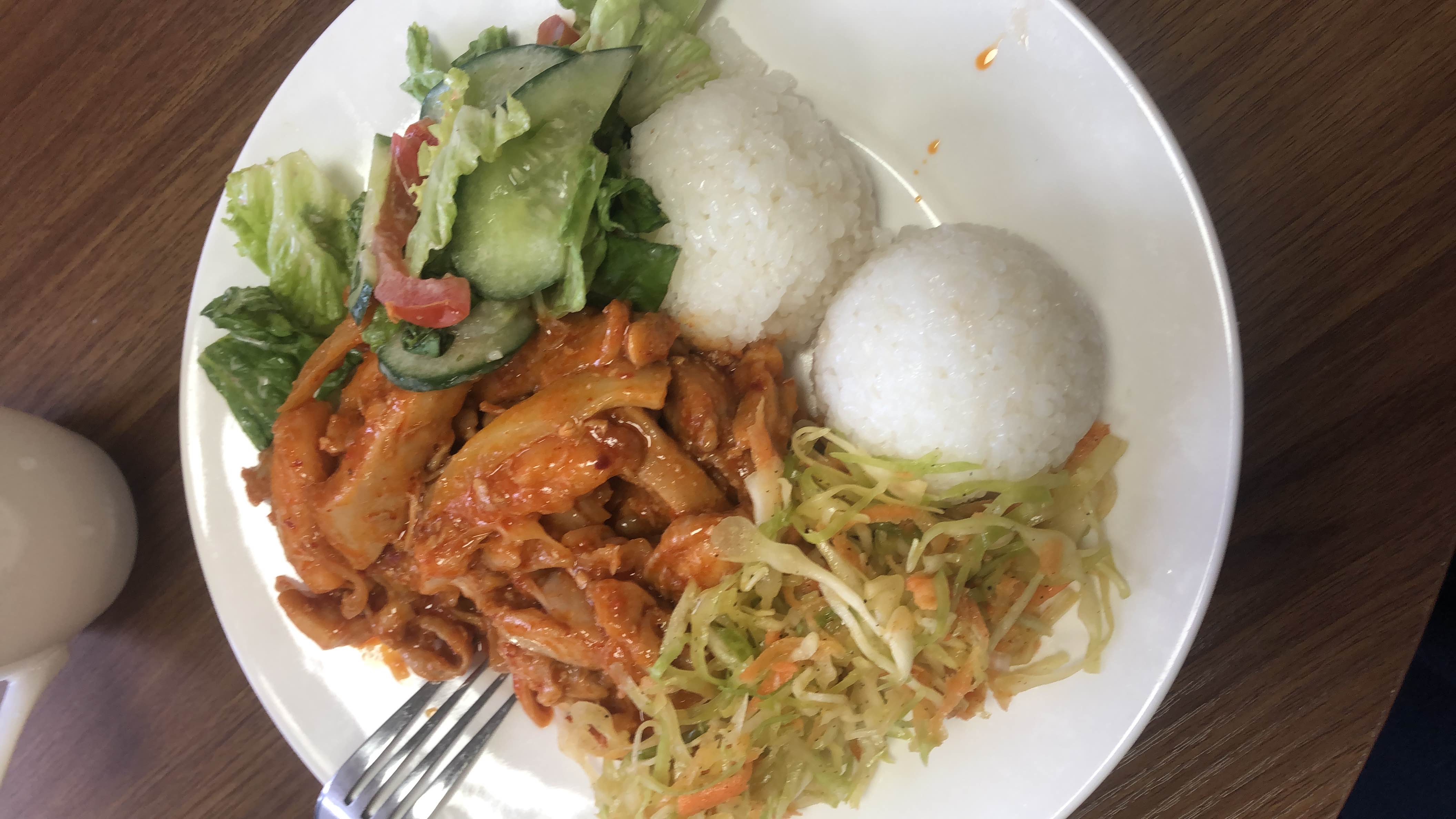 Spicy Chicken with Rice