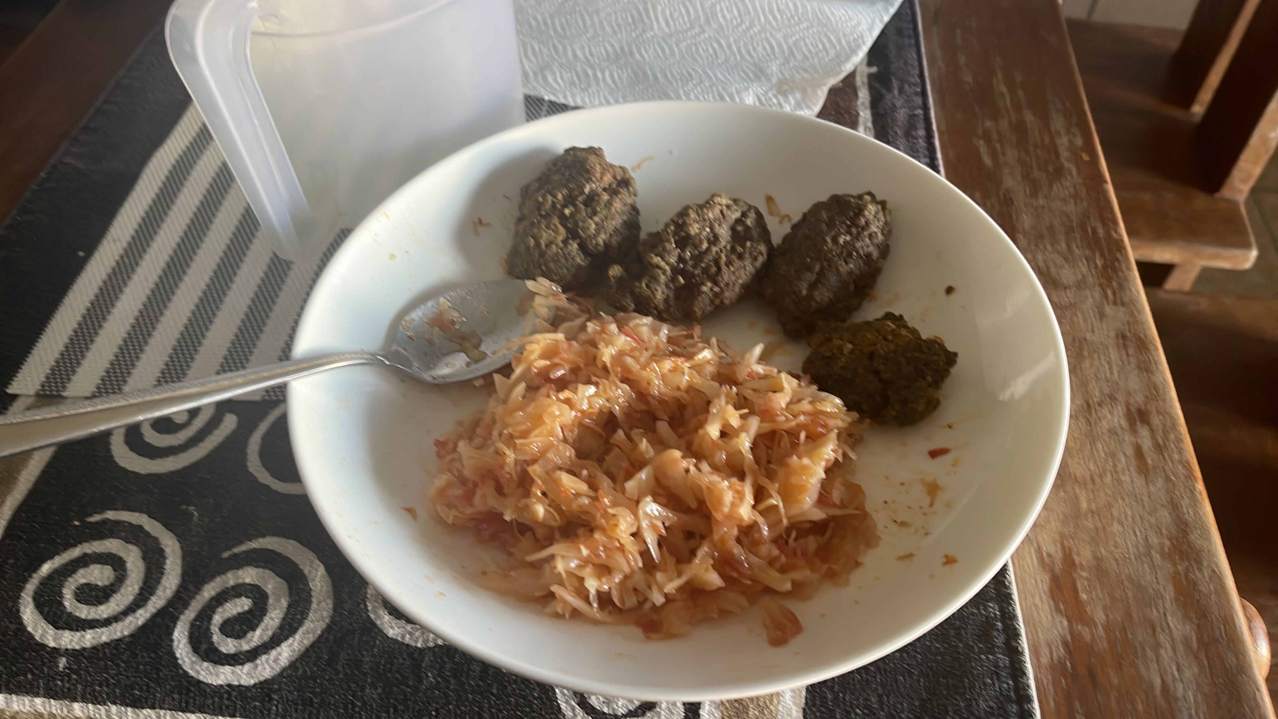 Cabbage and Meat Patties