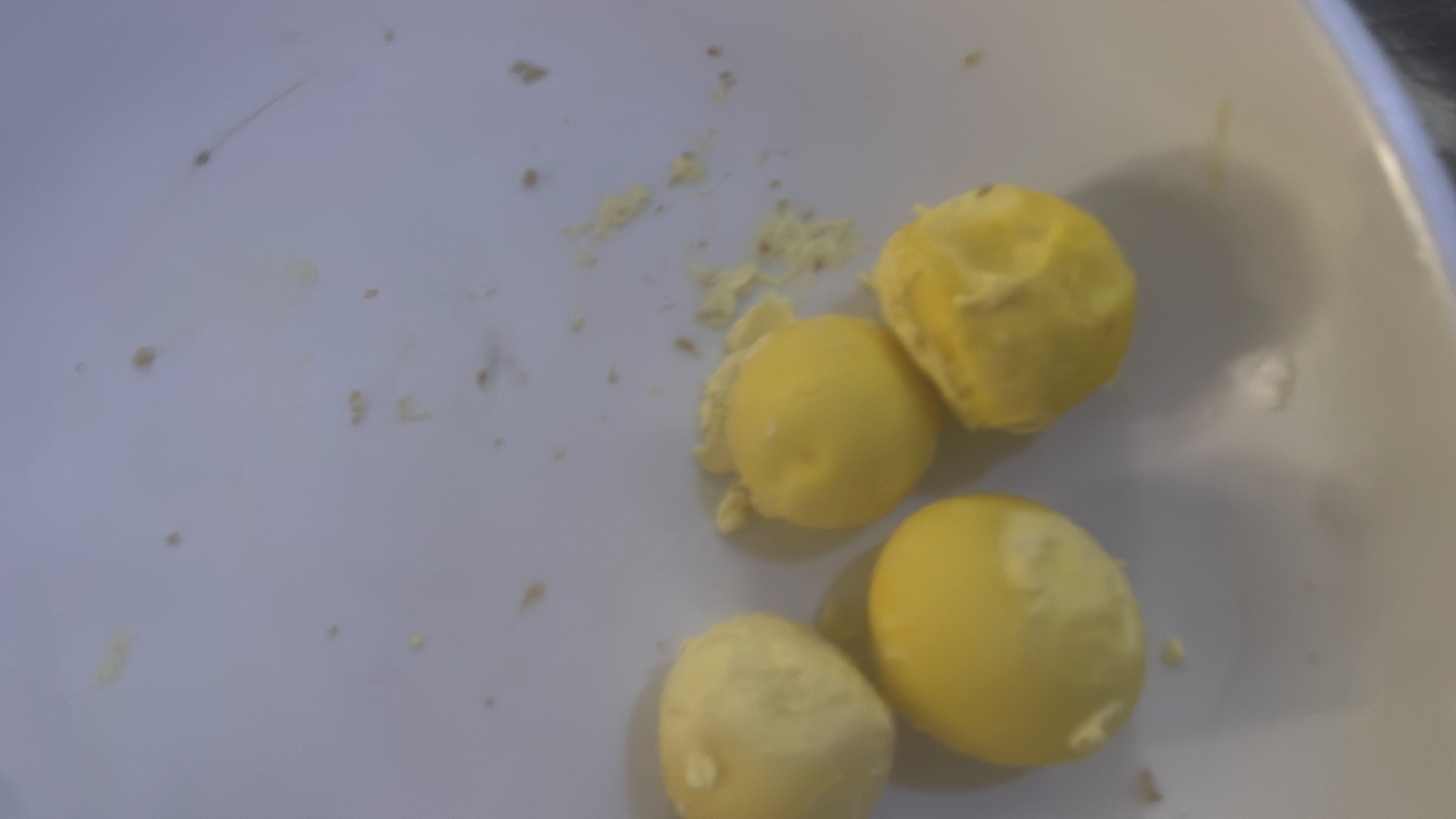 Boiled Egg Yolks