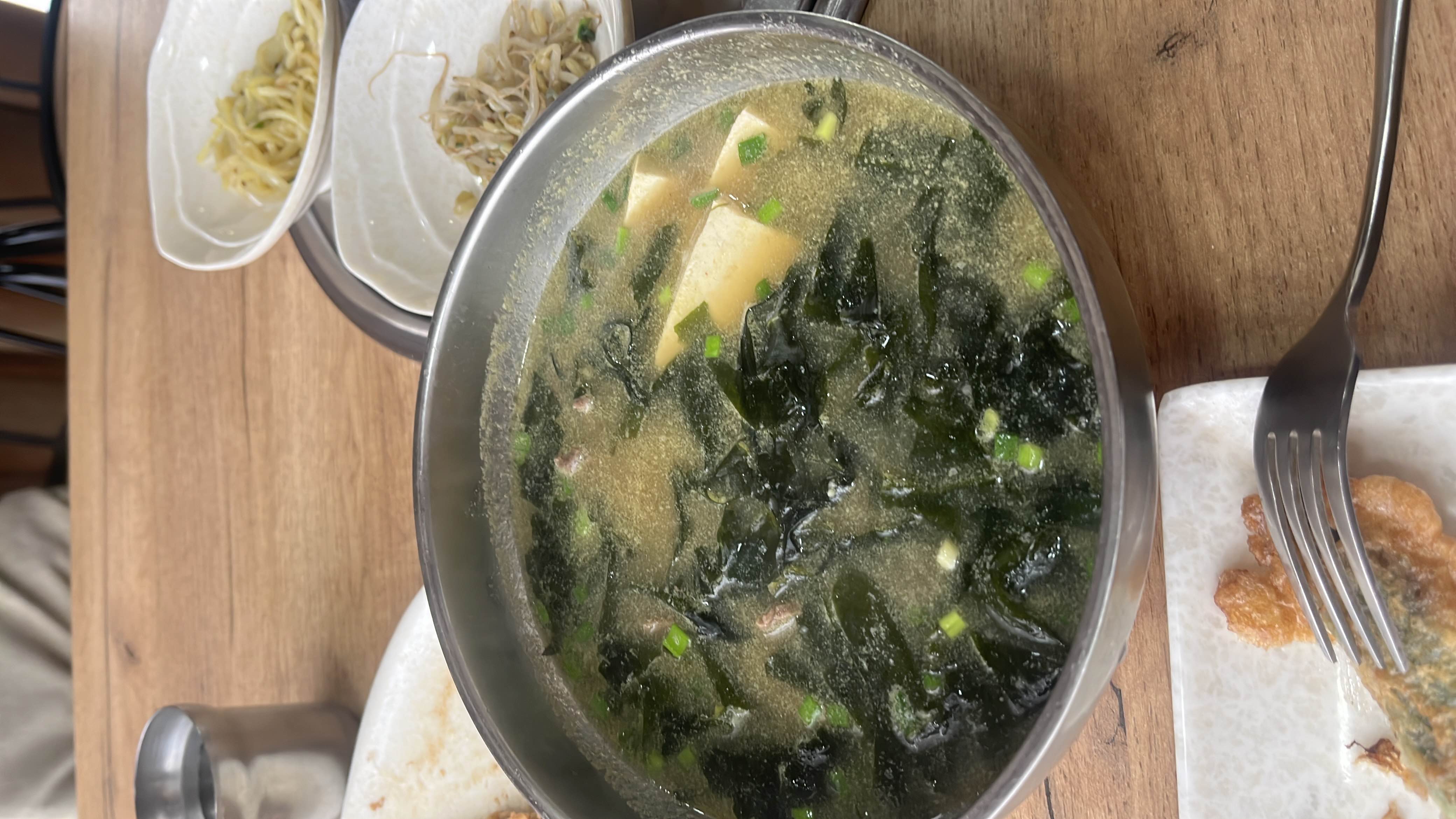 Суп с водорослями