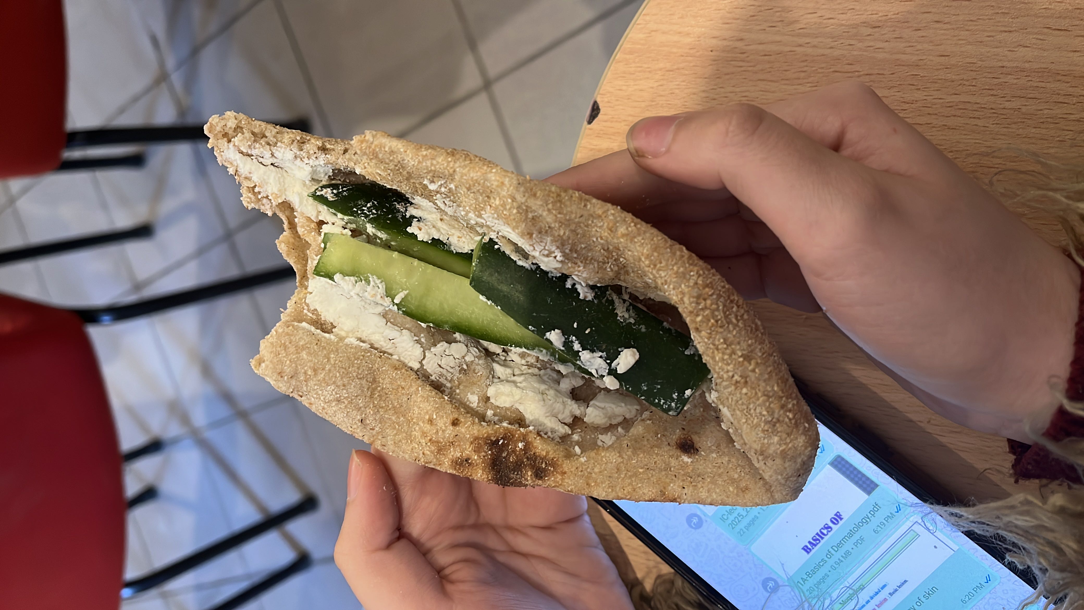 Whole Wheat Pita Sandwich