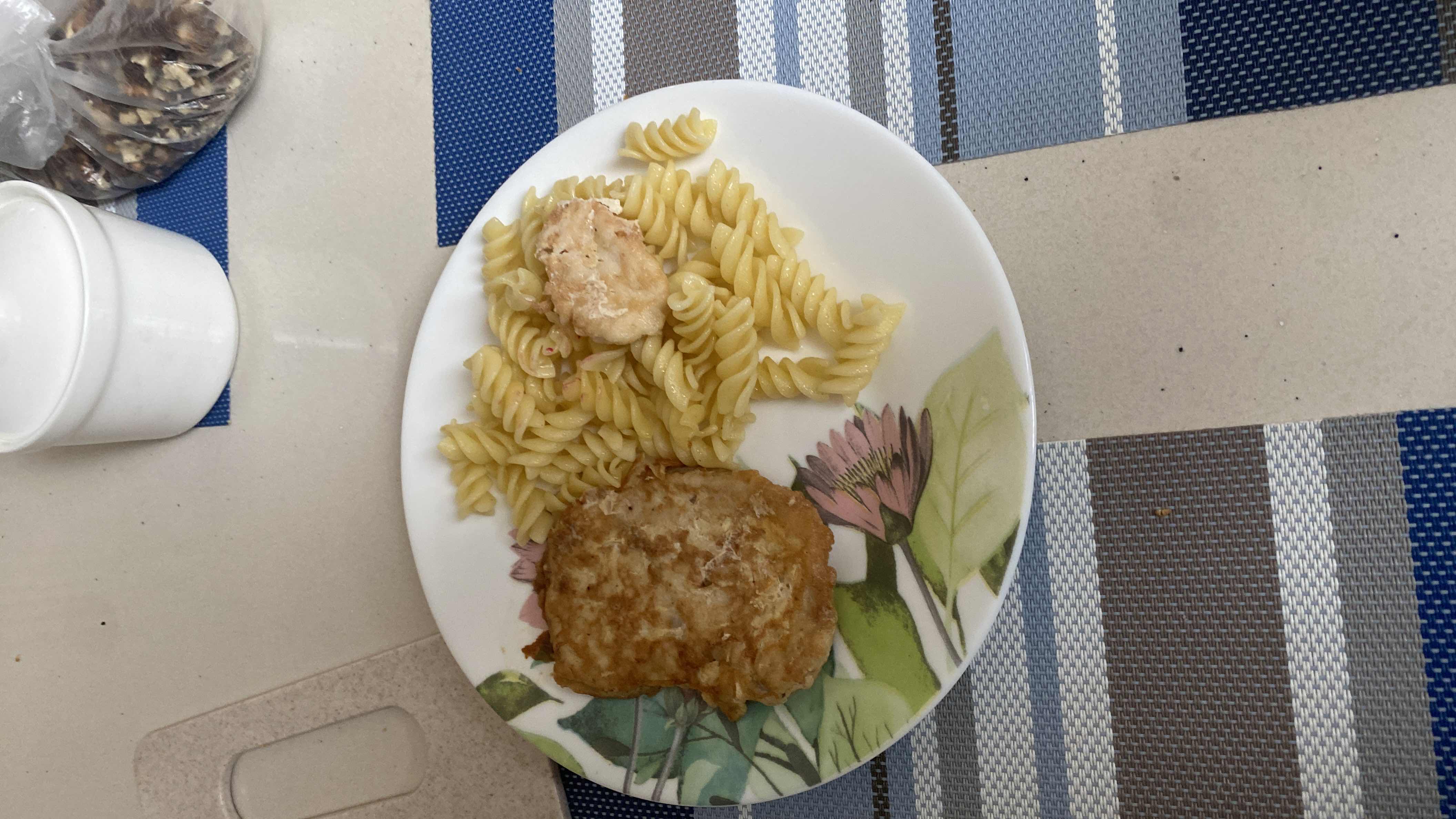 Pasta with Fried Cutlet