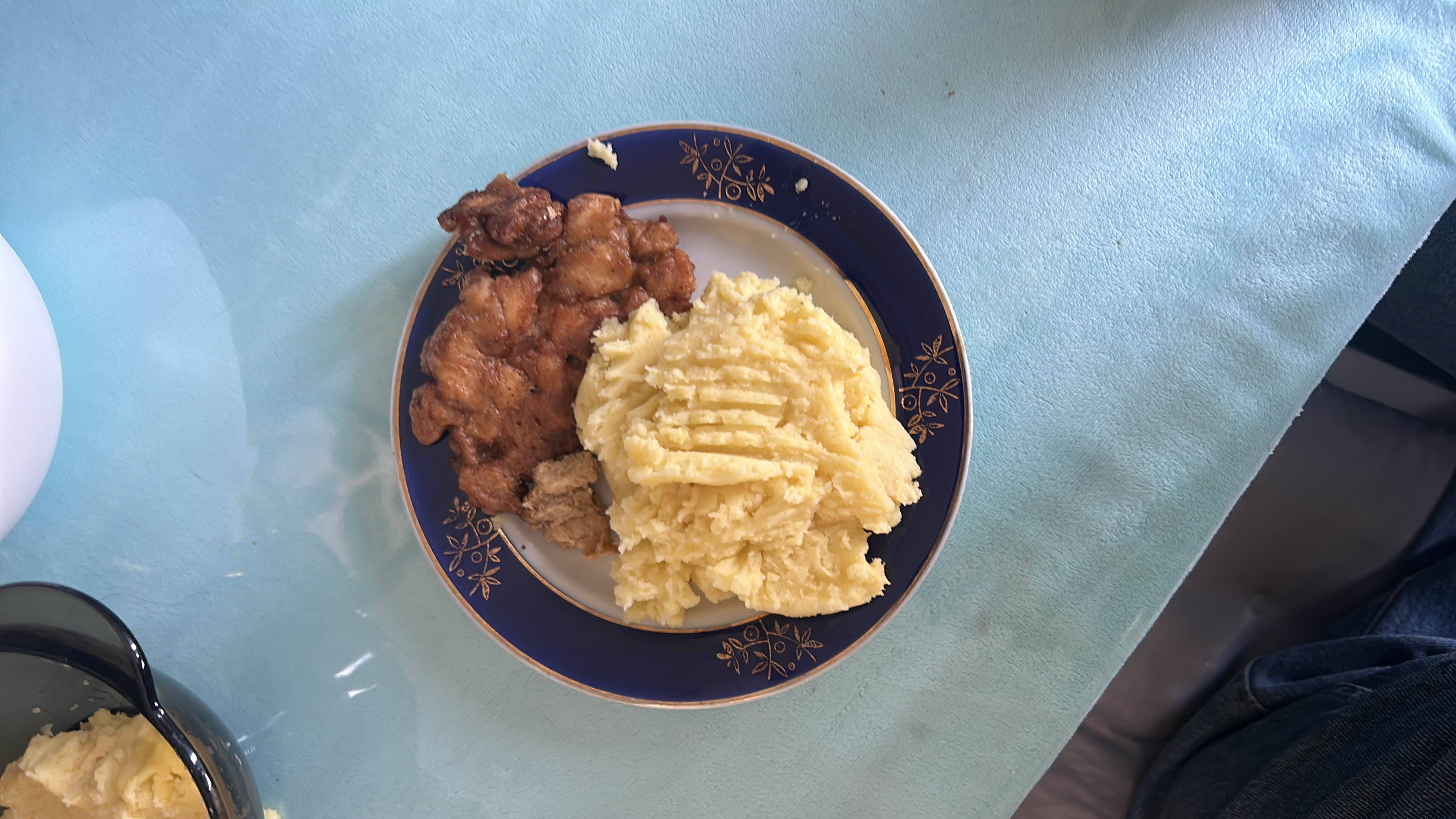 Картофельное пюре с курицей