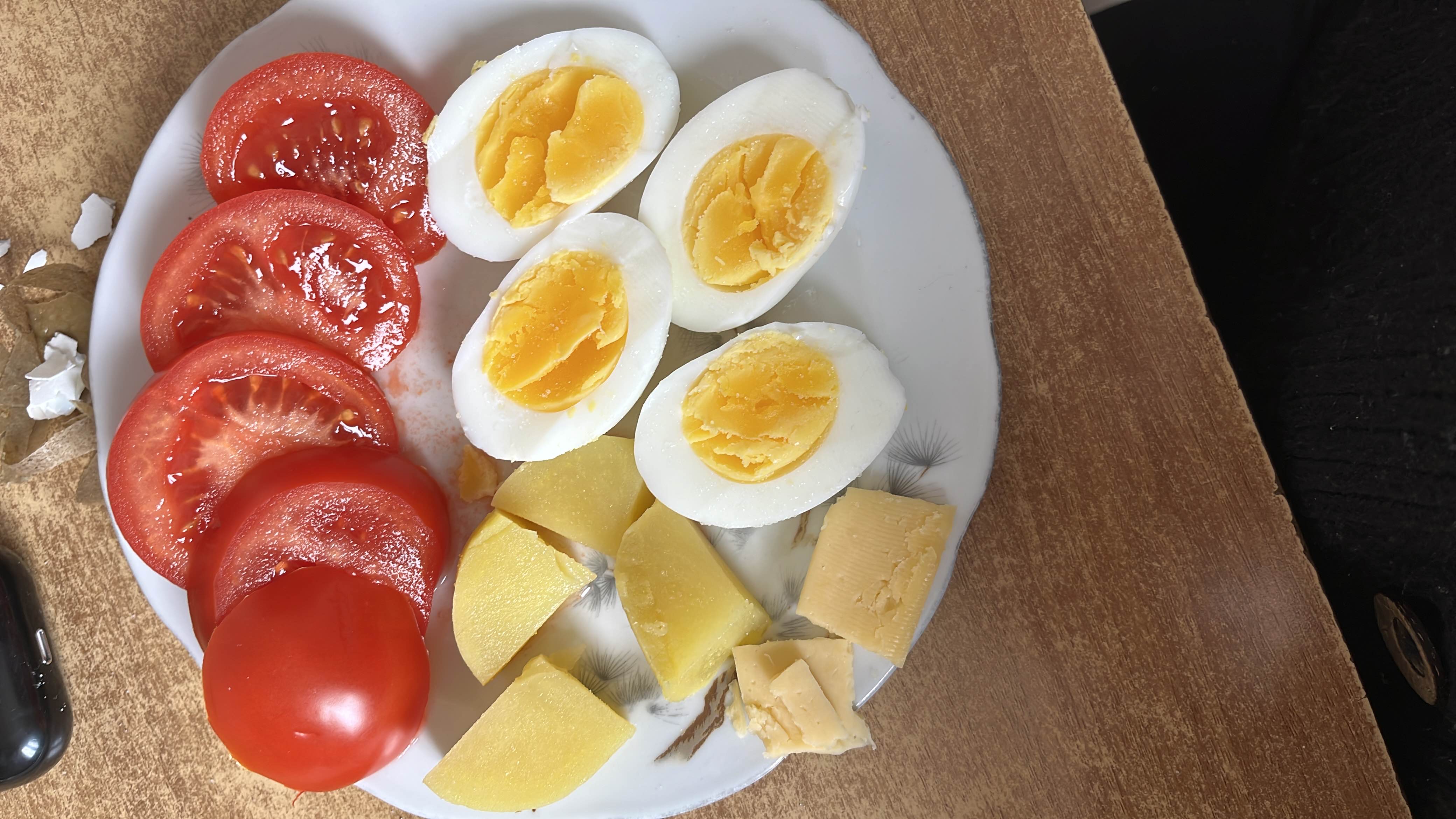 Boiled Egg and Veggies