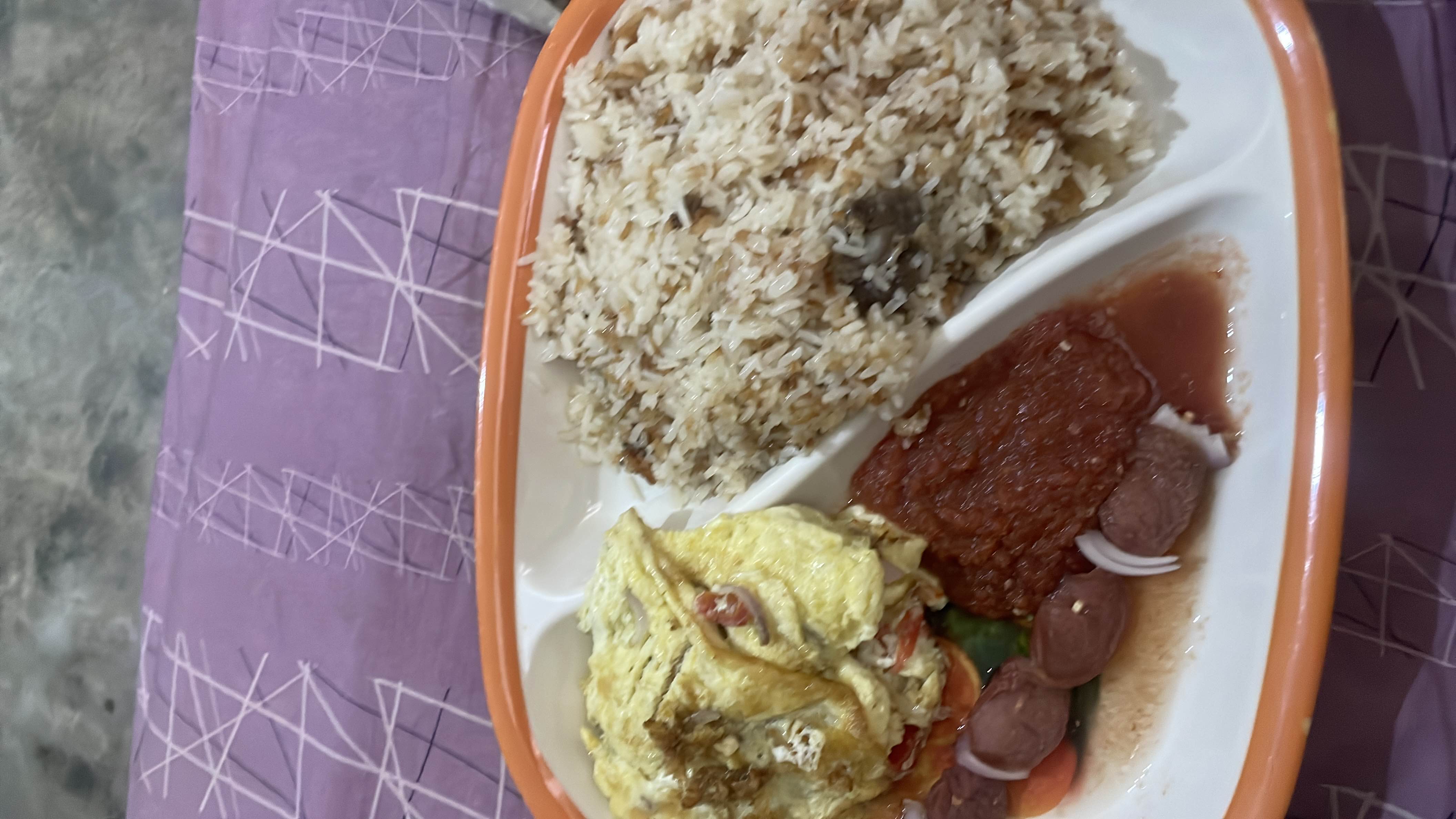 Fried Rice with Omelette