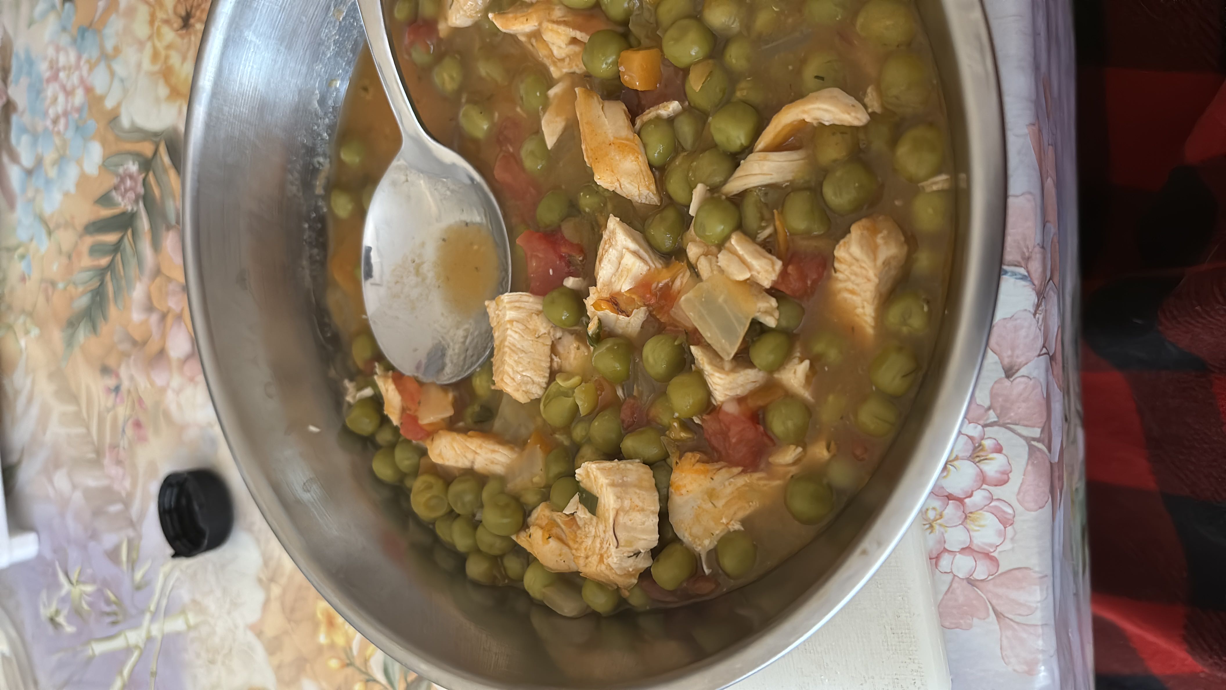 Chicken and Pea Stew