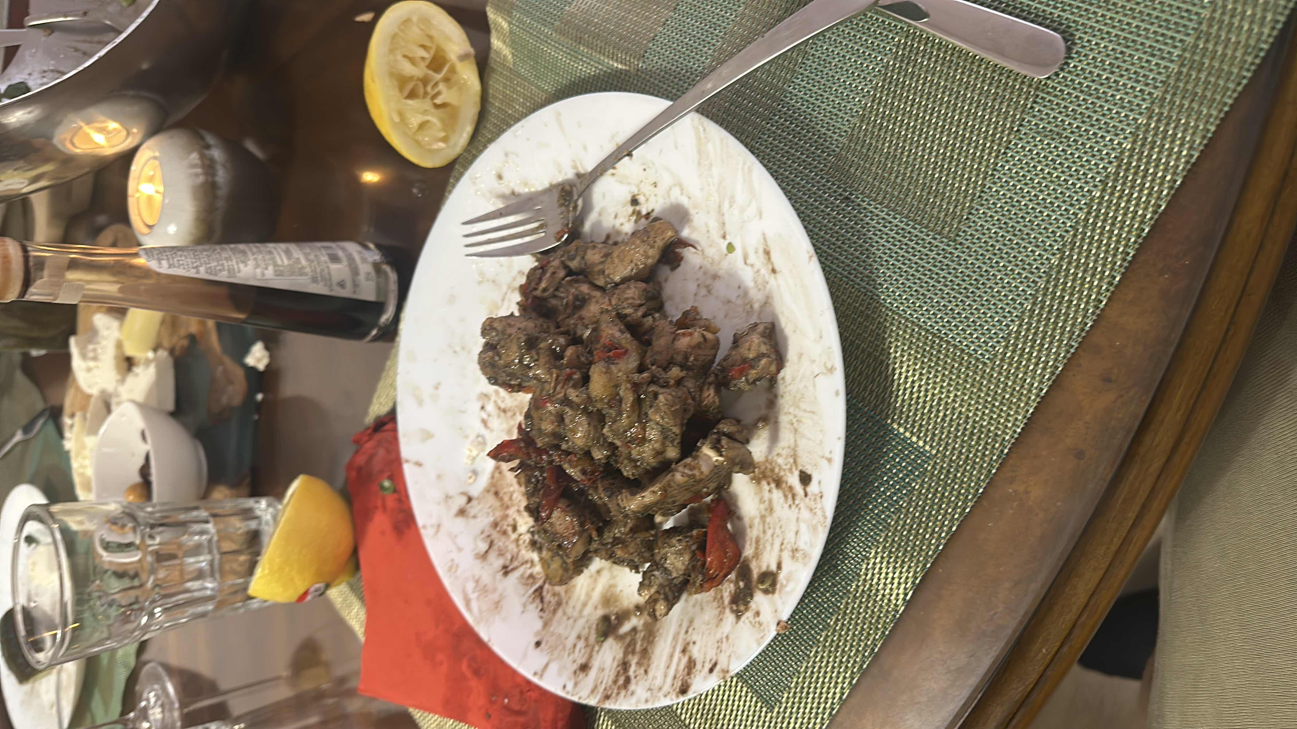 Grilled Chicken with Peppers