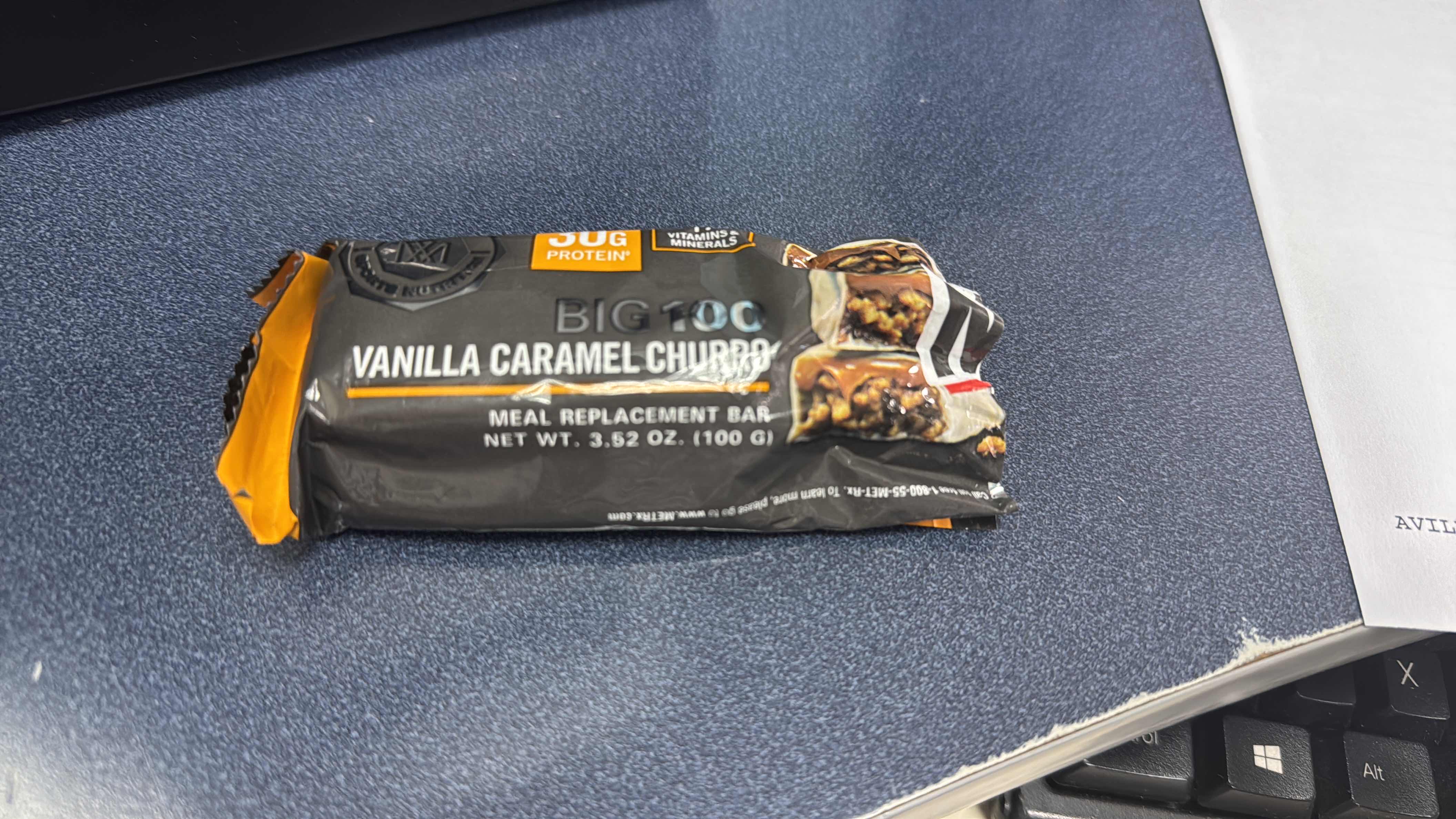 Barra de vainilla y caramelo