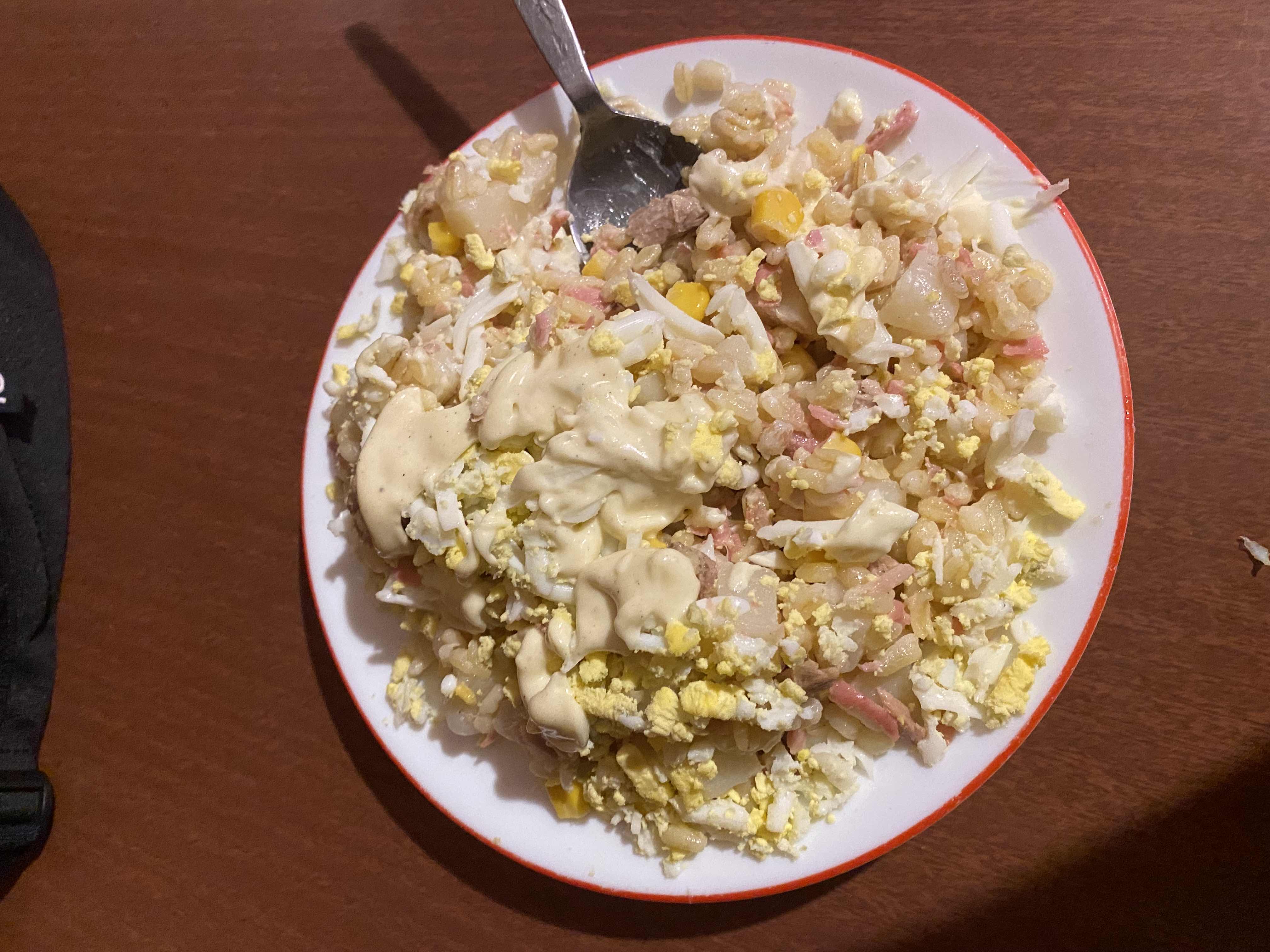 Rice and Egg Salad