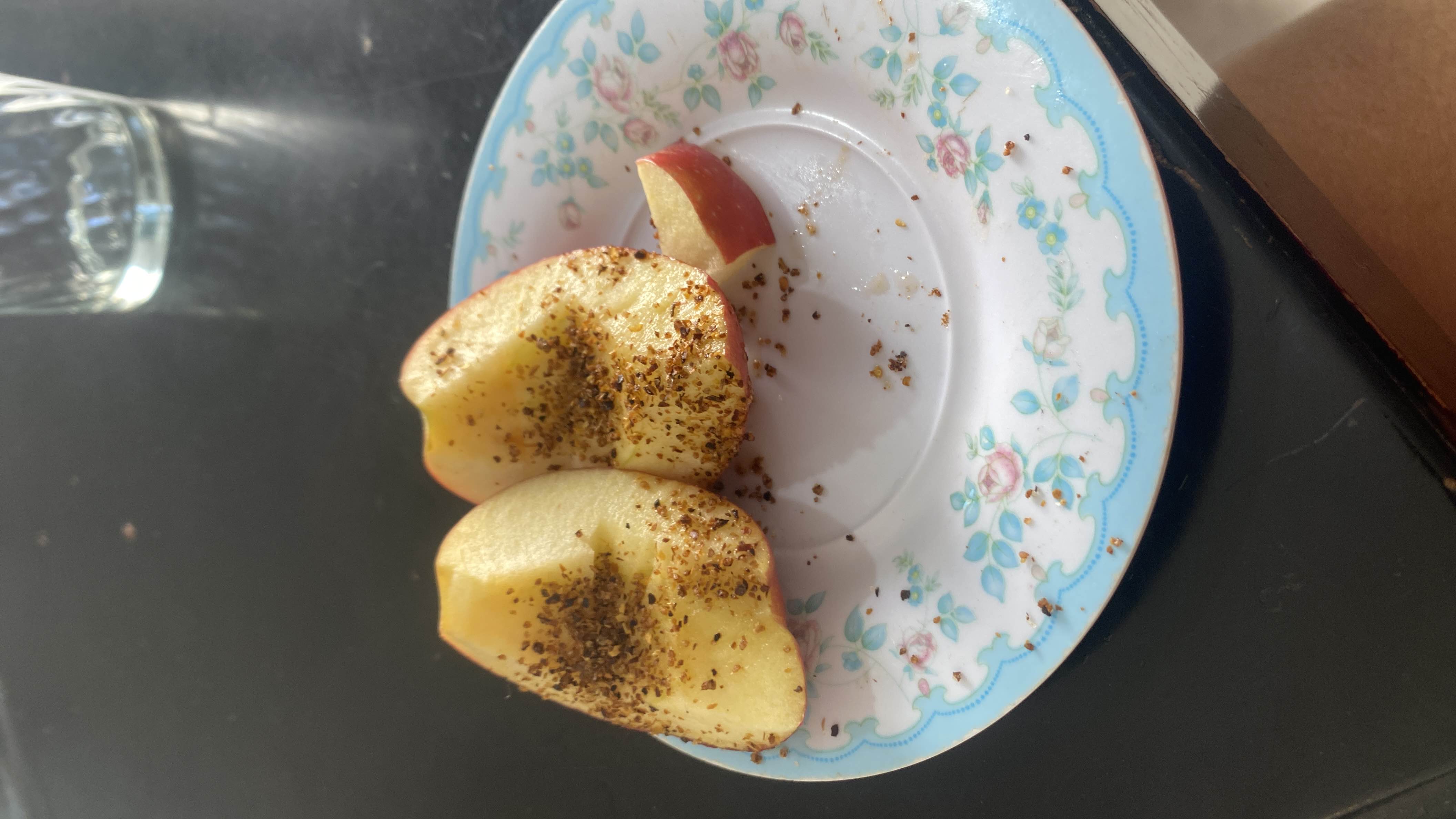 Manzana con especias