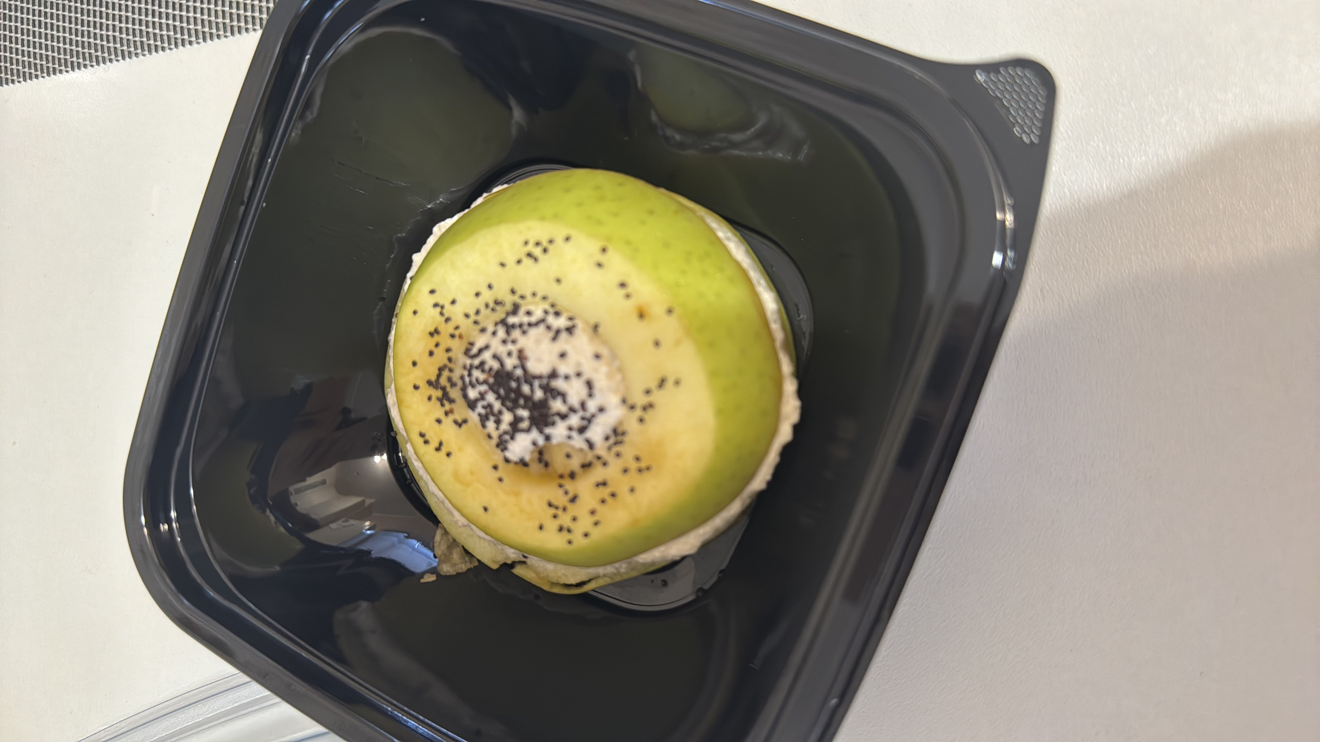 Яблочный сэндвич с творогом