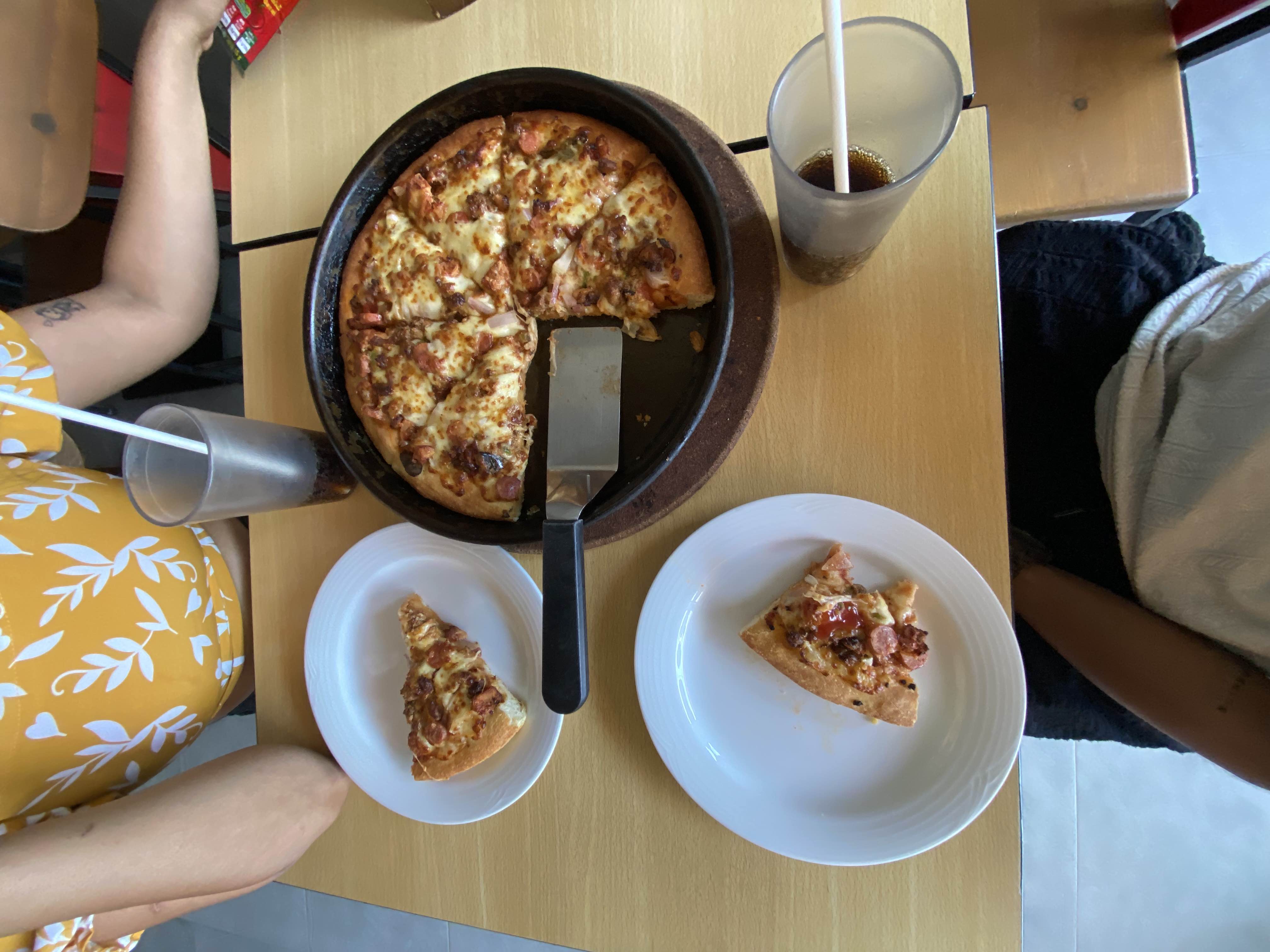 Cheese and Meat Pizza