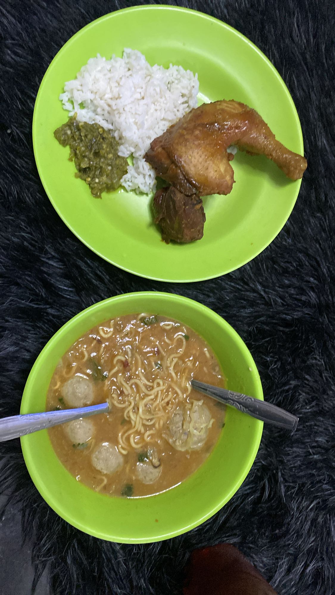 Nasi dan Mie Kuah