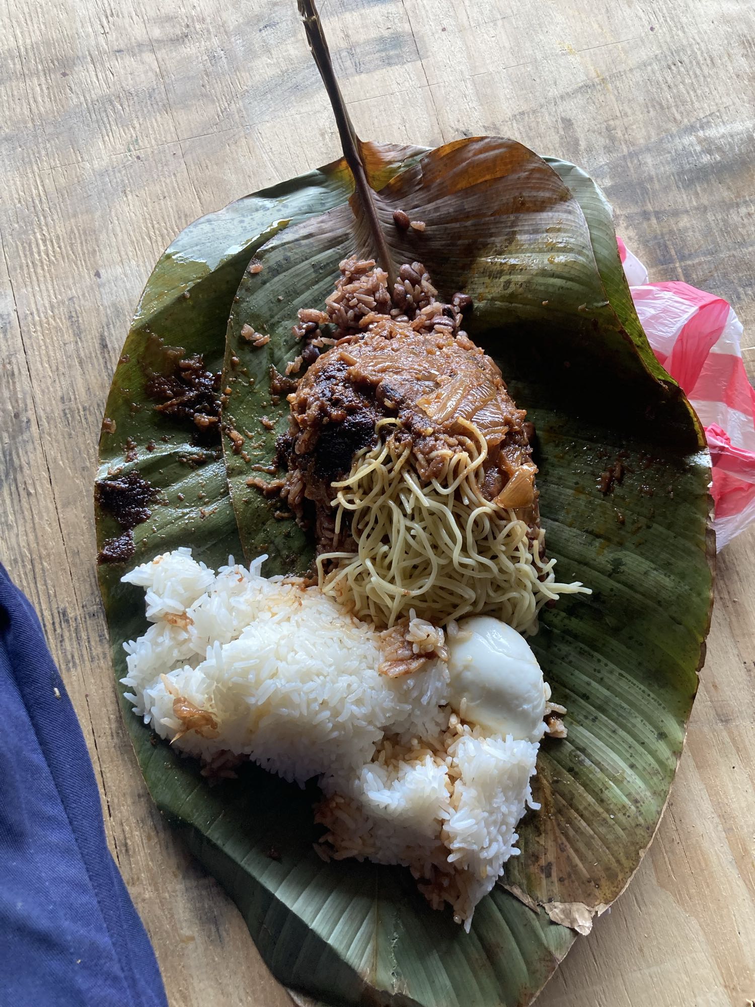Traditional Leaf-Wrapped Meal