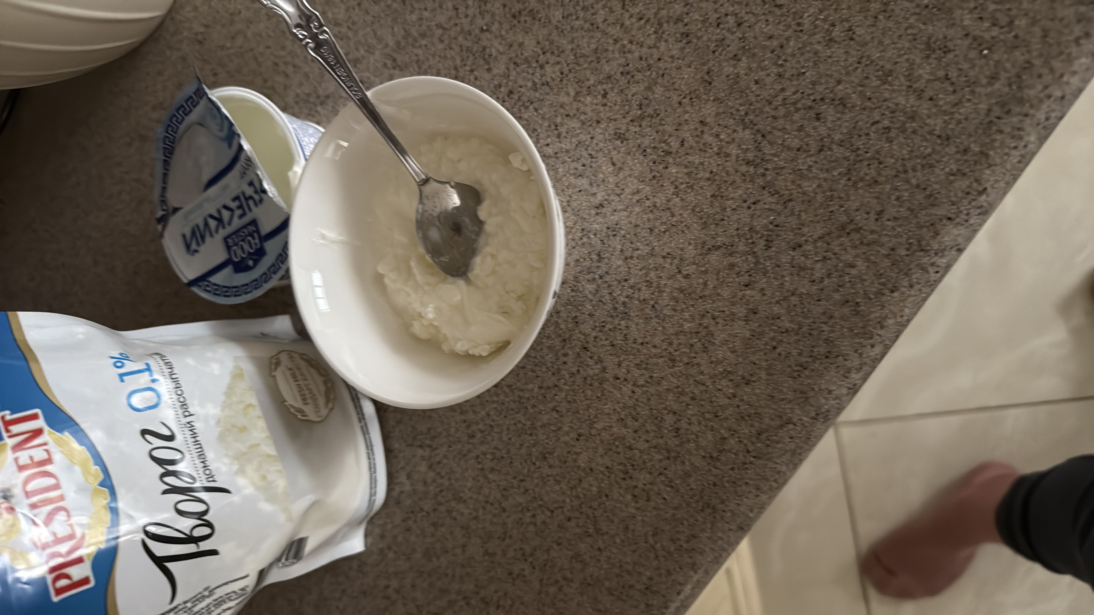 Творог с йогуртом