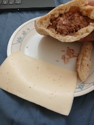 Tuna Pita with Cheese