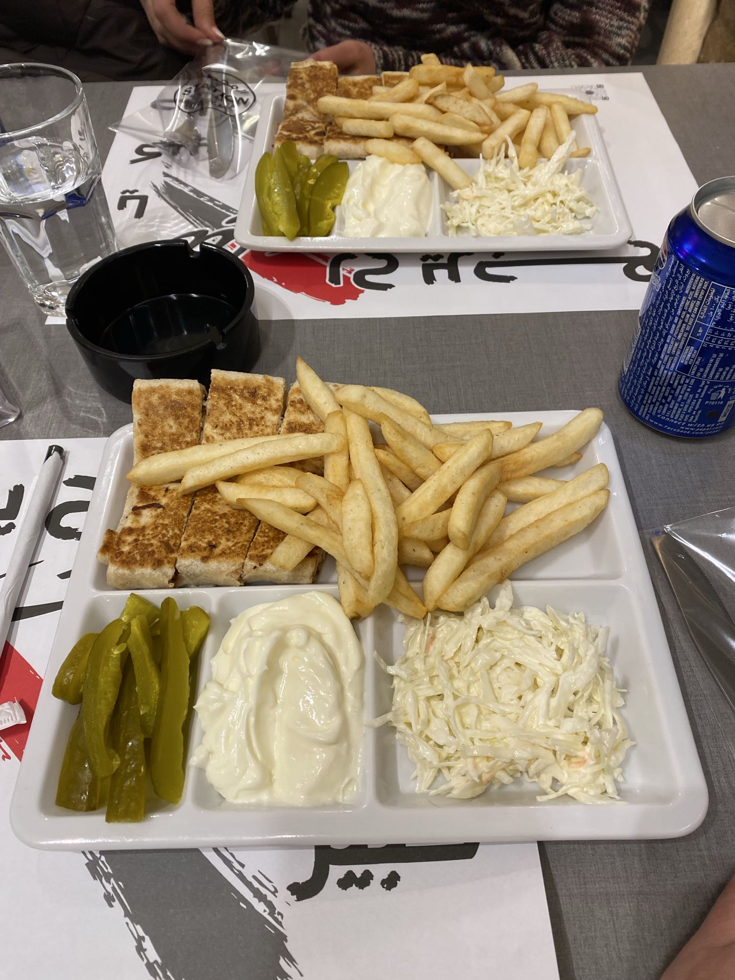 Grilled Wrap with Fries