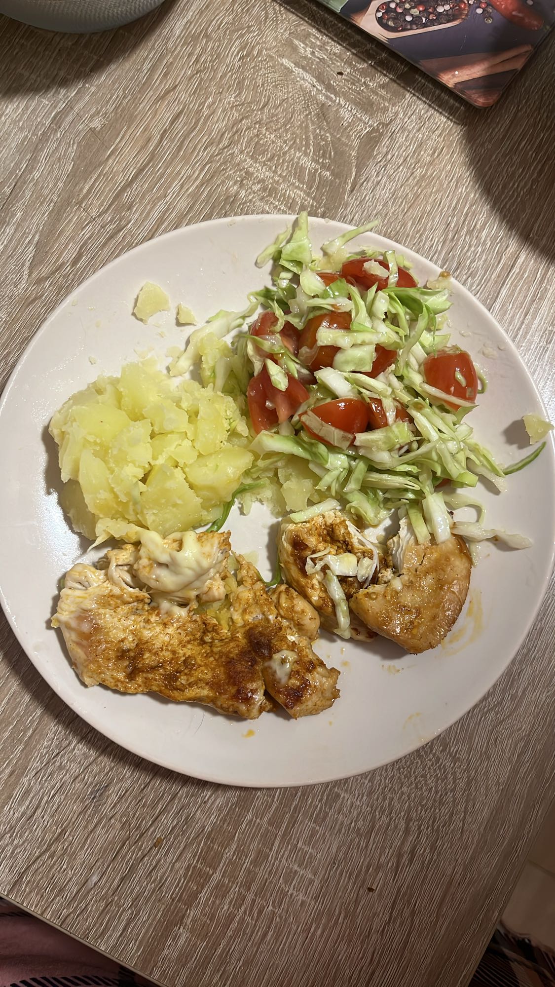 Курица с картофелем