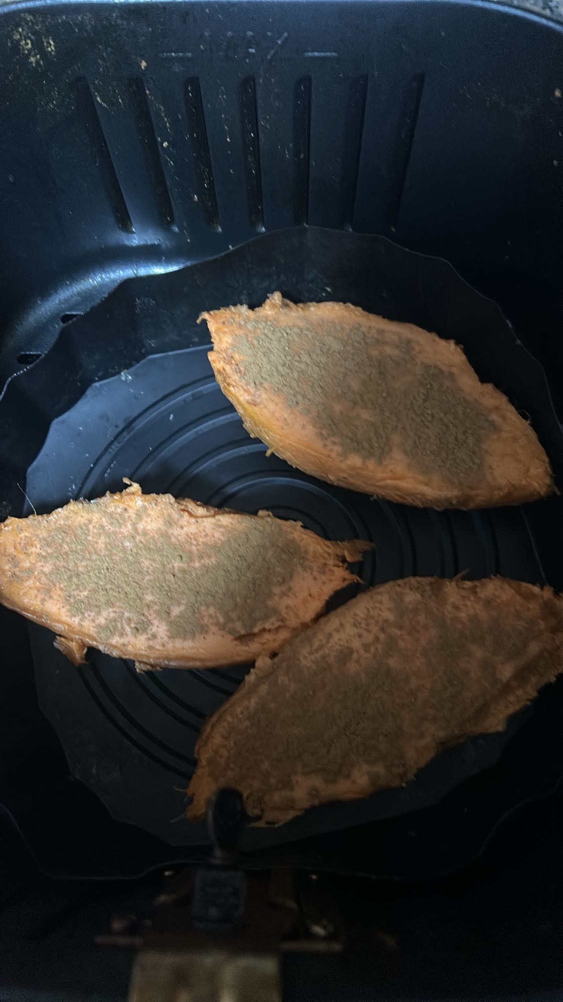 Batatas dulces asadas