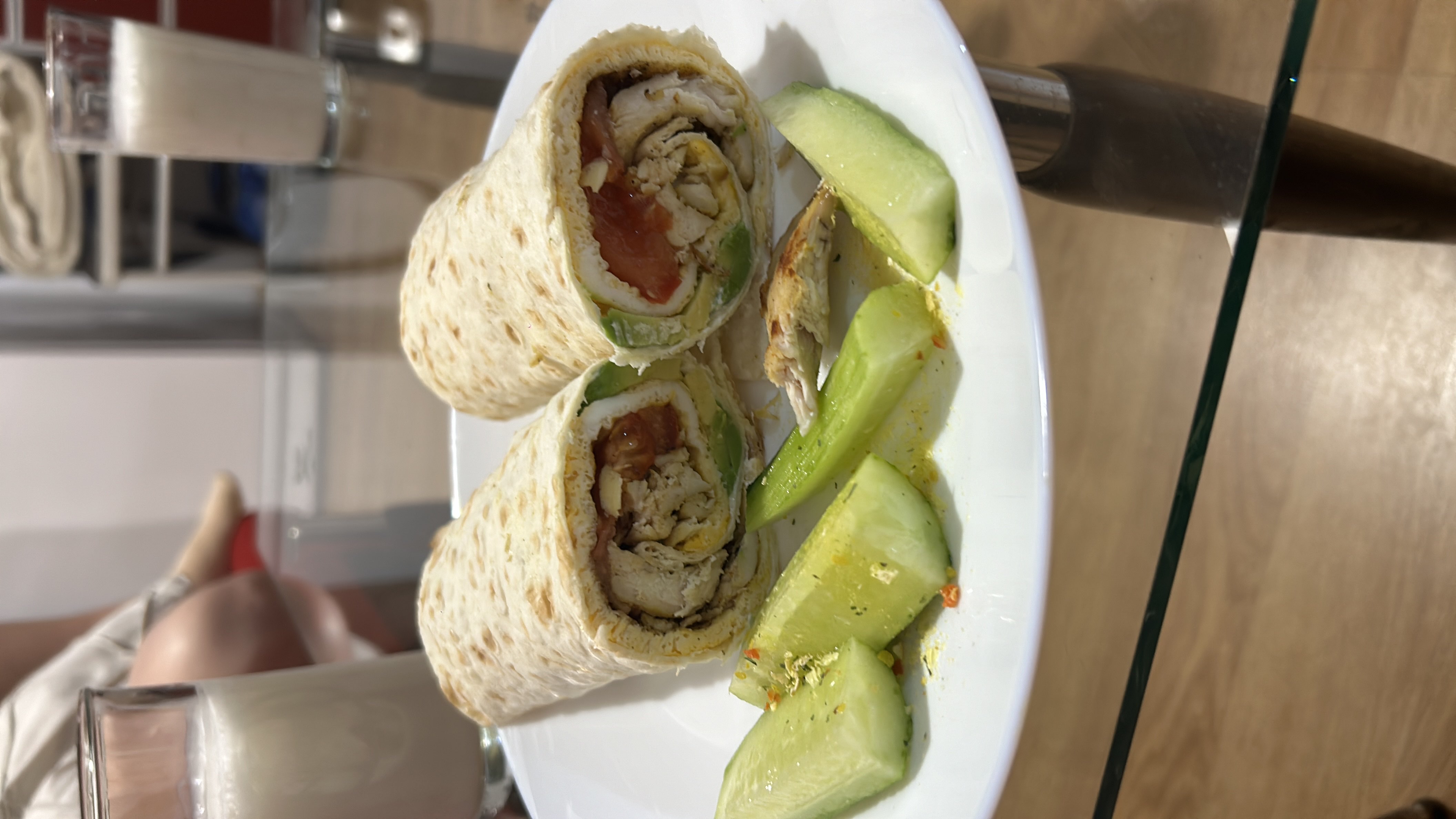 Chicken Wrap with Veggies