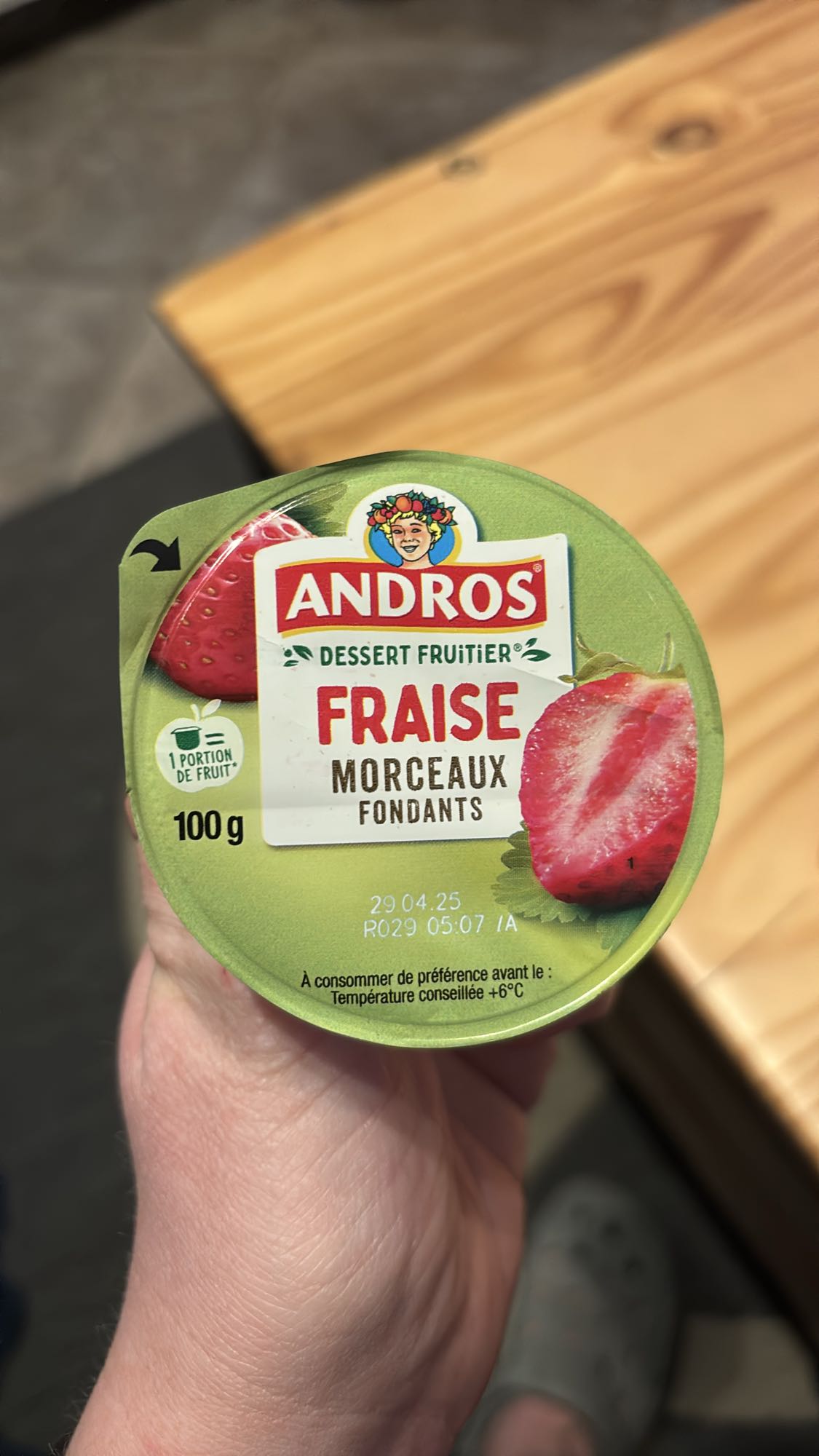 Dessert fraise Andros