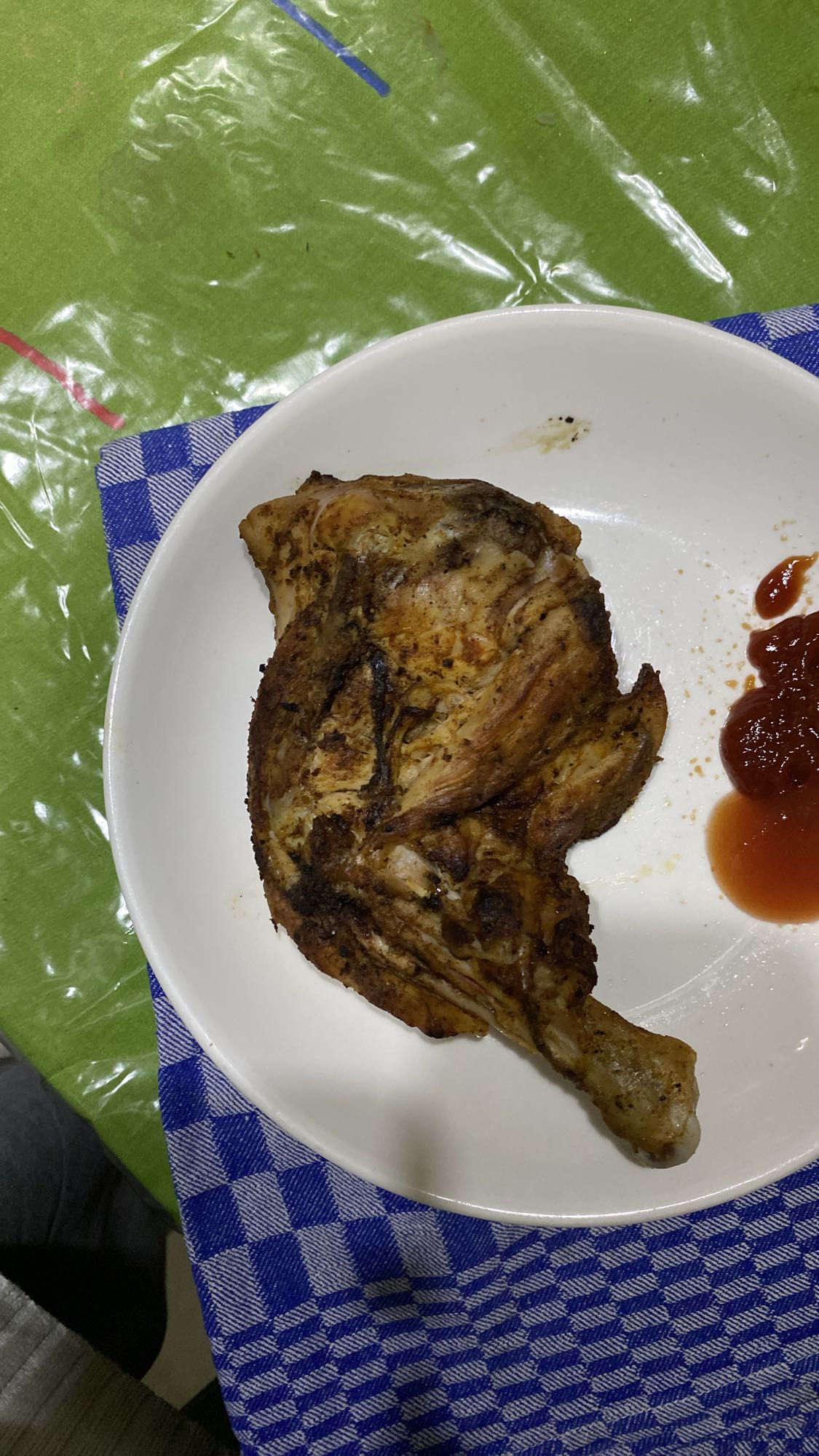 Grilled Chicken with Sauce