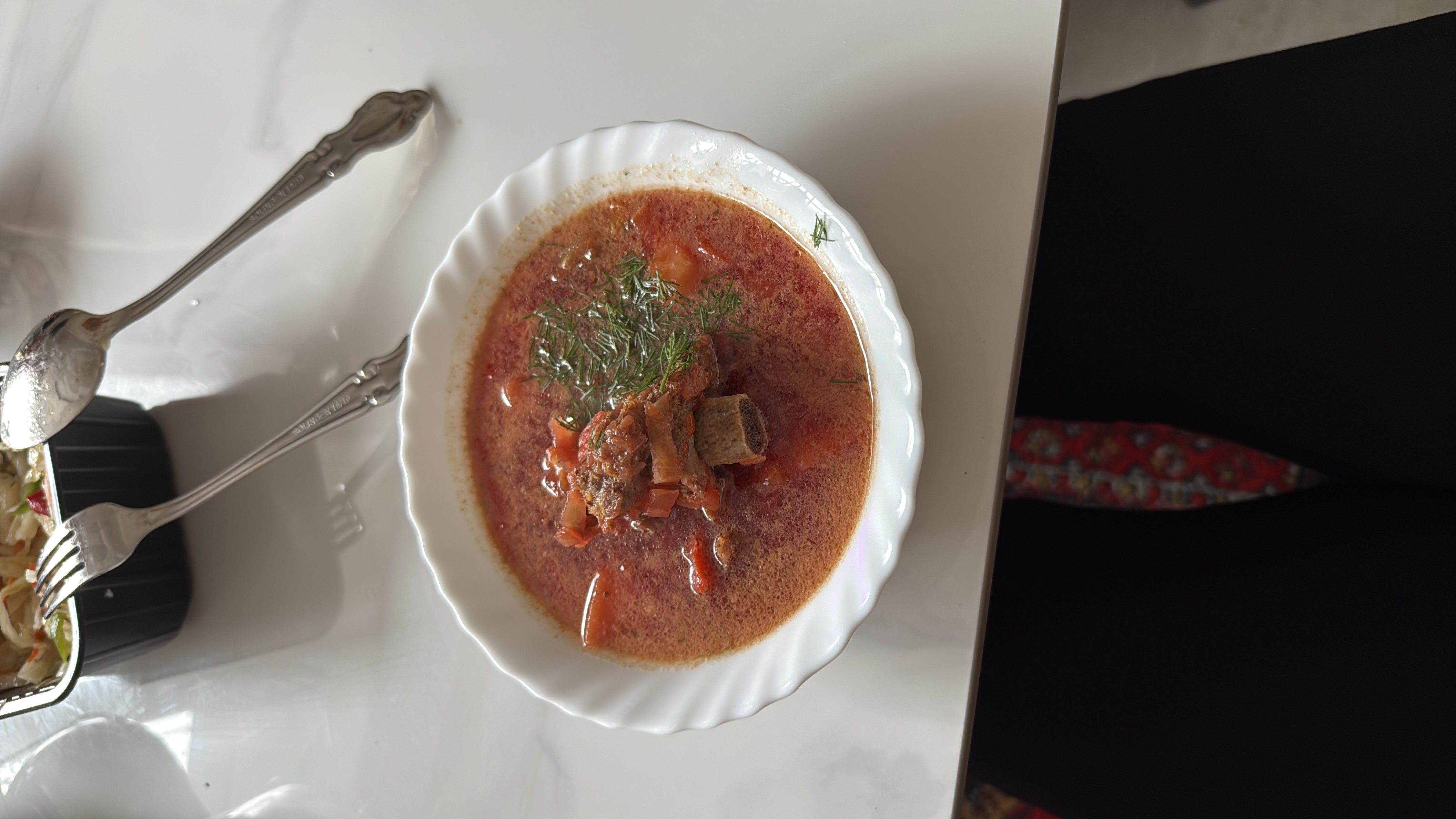 Борщ с говядиной