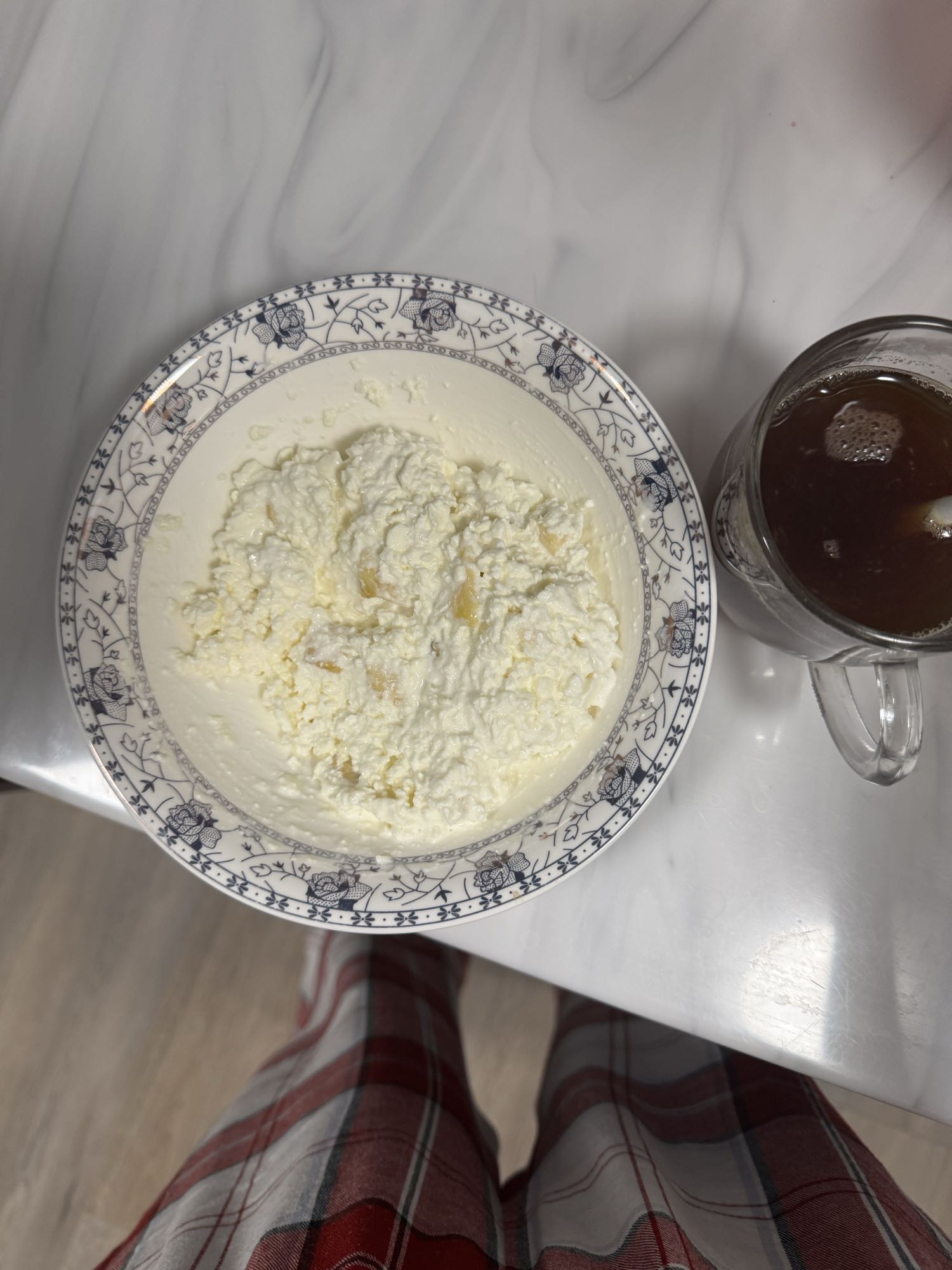 Творог со сметаной