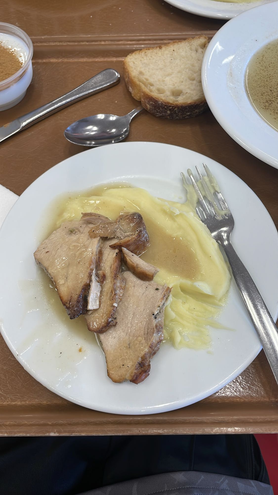 Roast Pork with Mashed Potatoes
