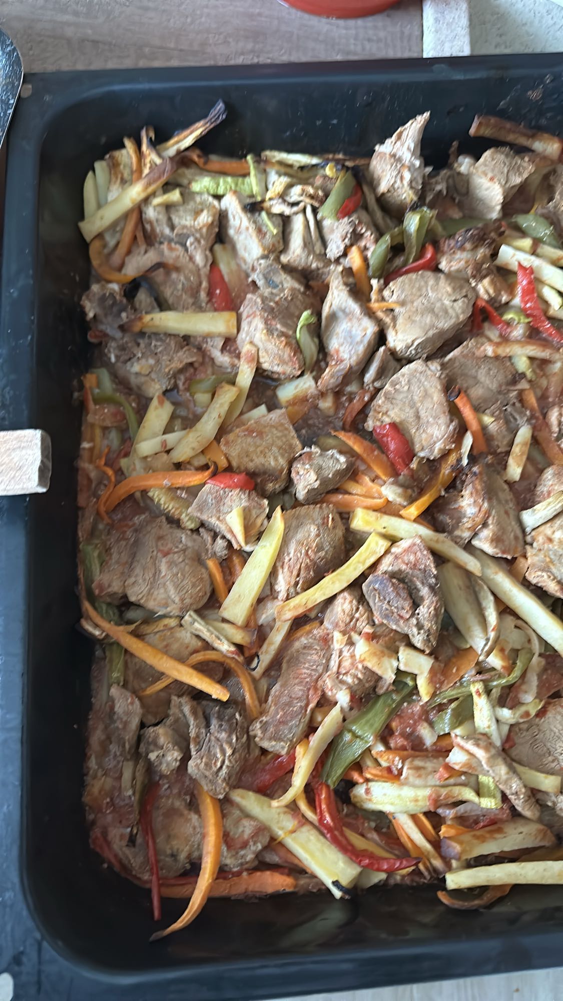 Roasted Meat with Vegetables