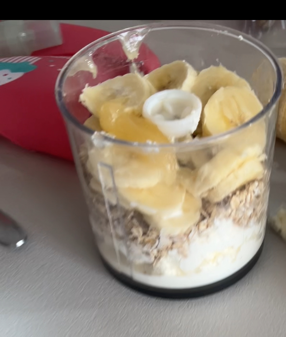 Банановый смузи с овсянкой