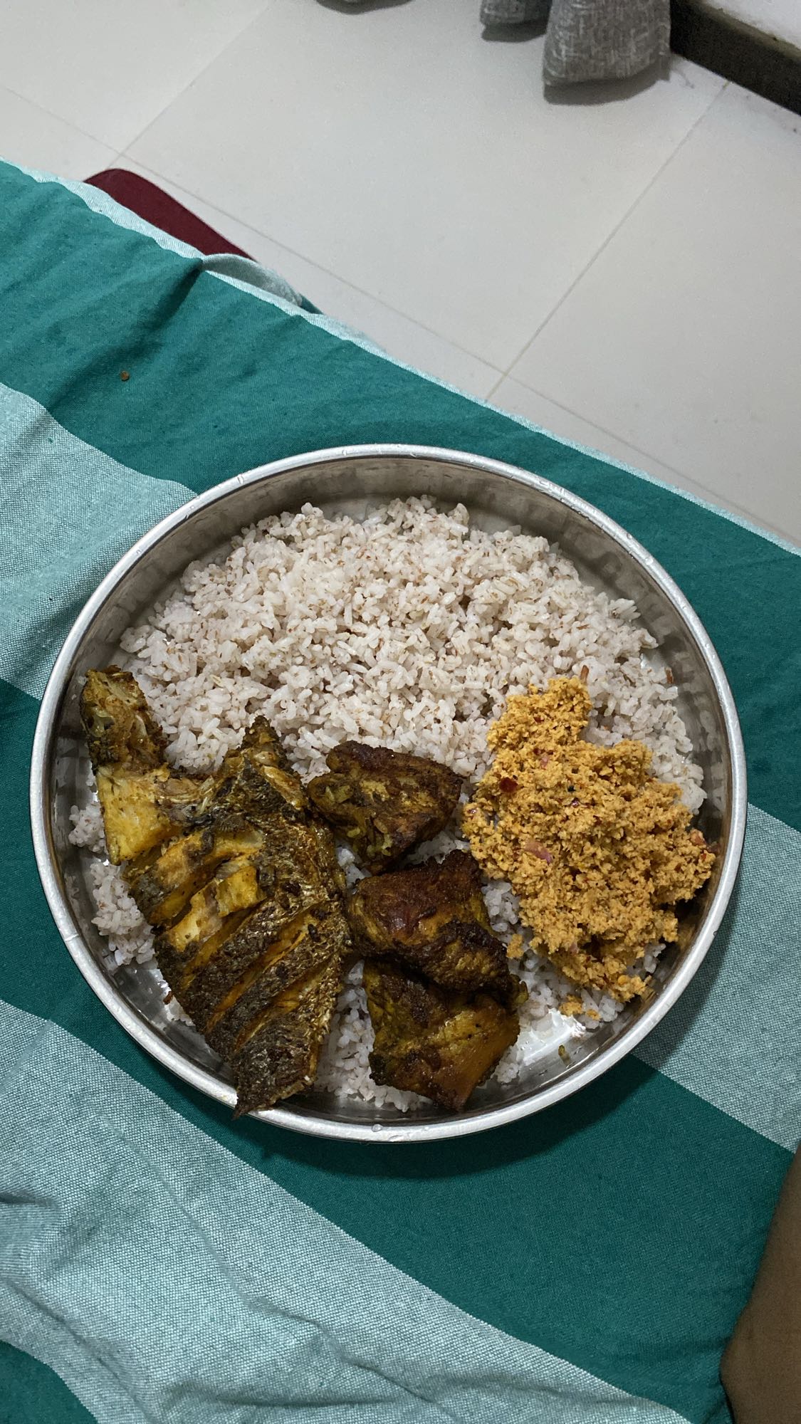 Fish Curry with Rice