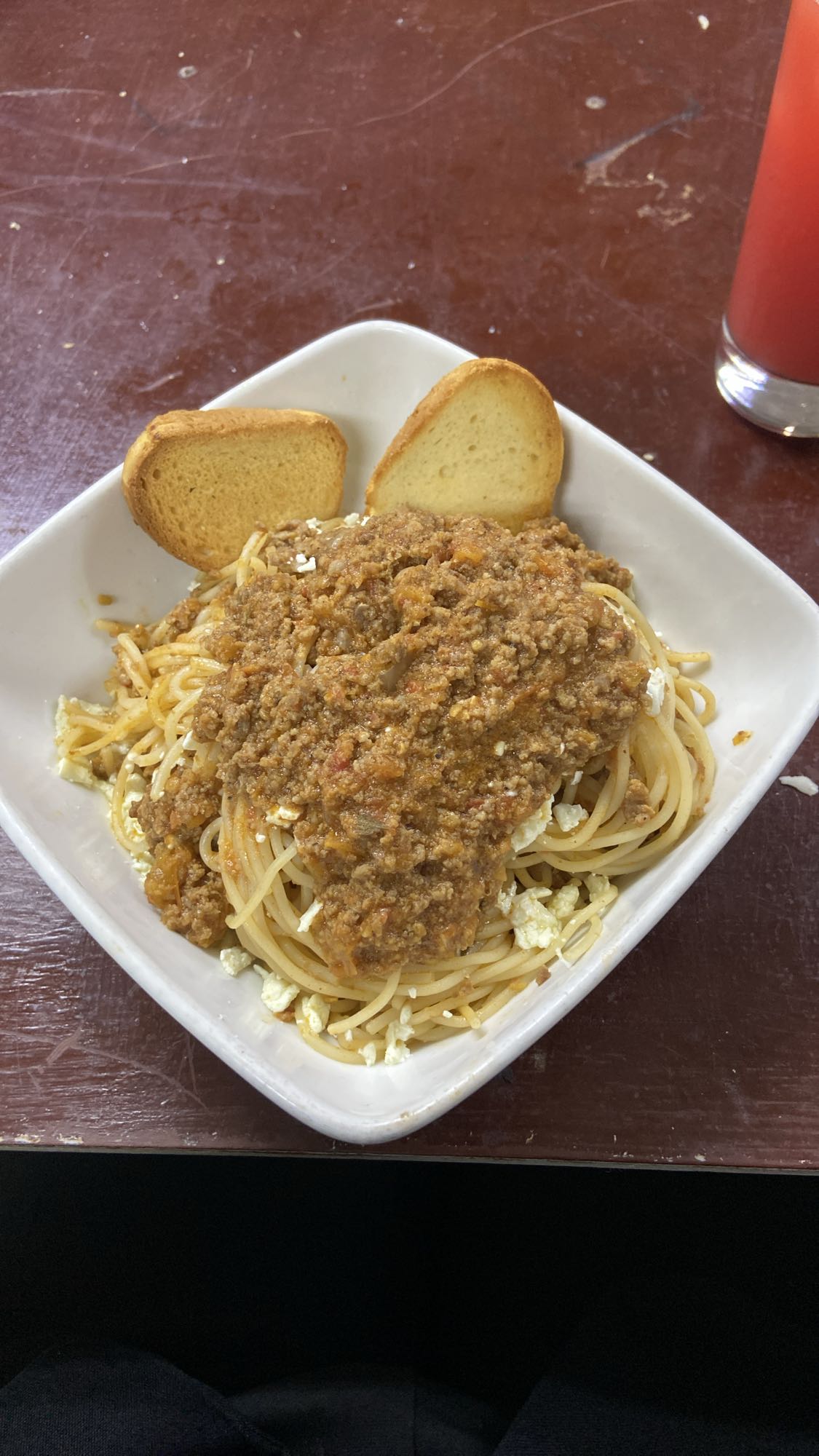 Espagueti a la boloñesa