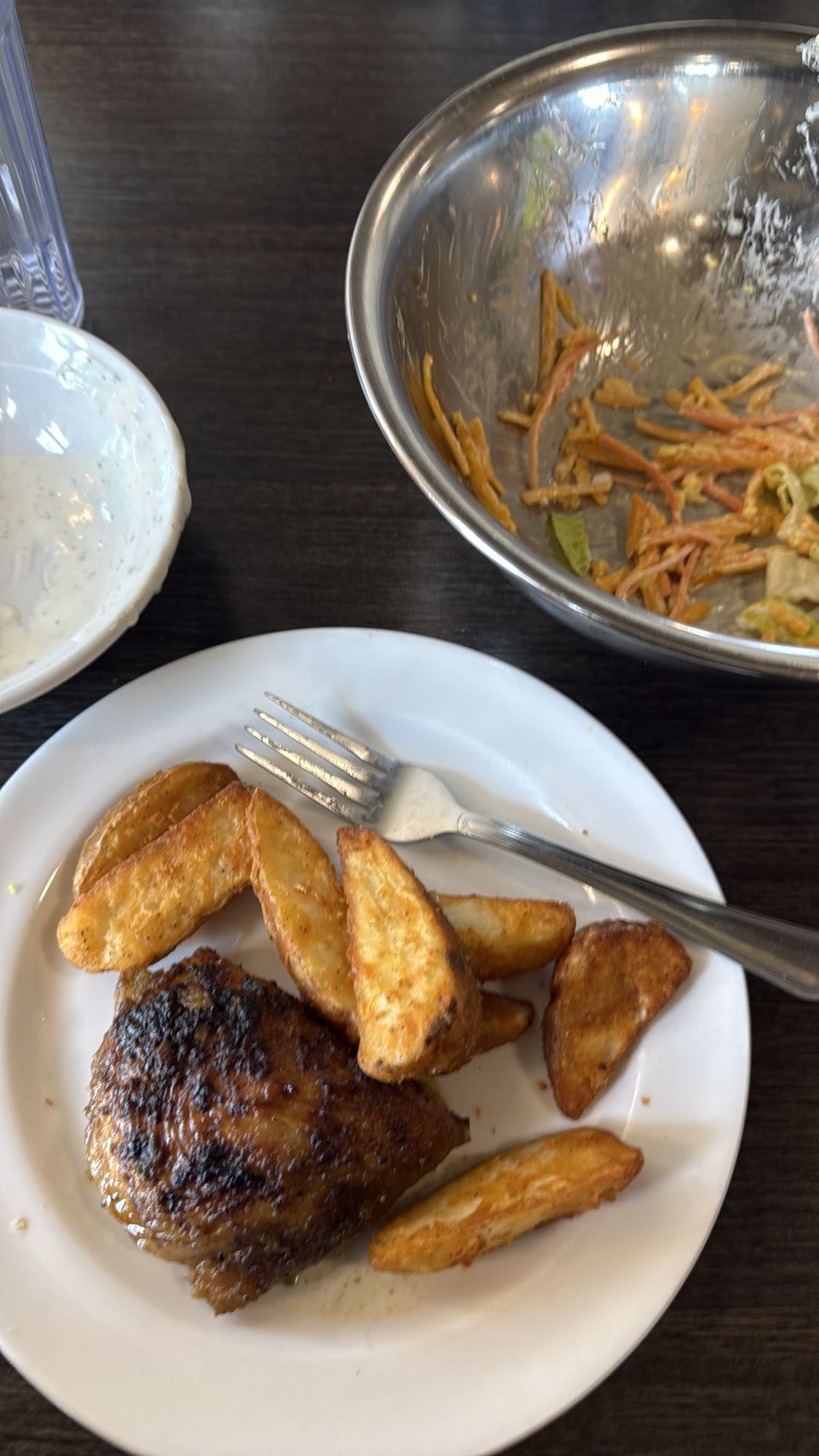 Grilled Chicken with Wedges