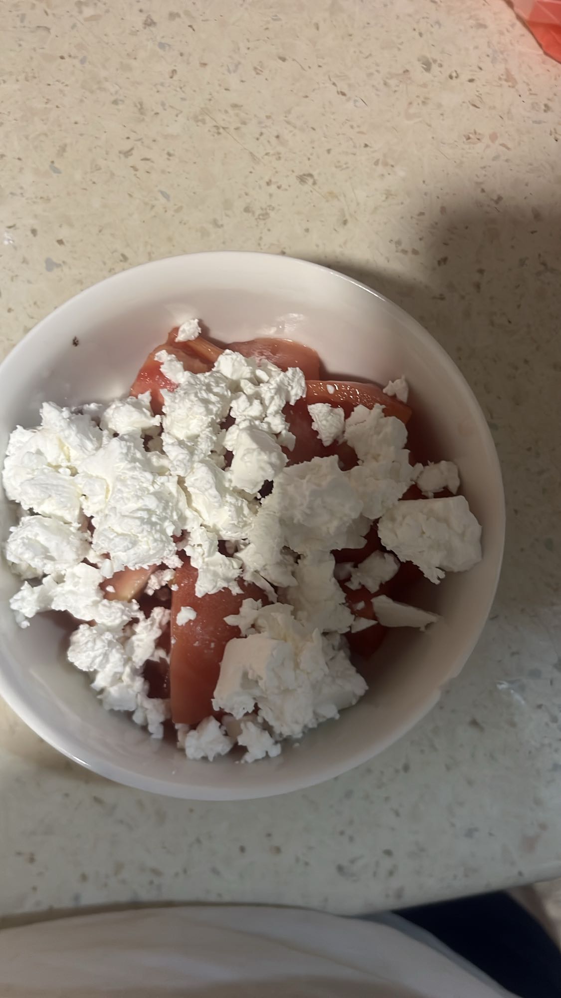 Tomato with Cottage Cheese