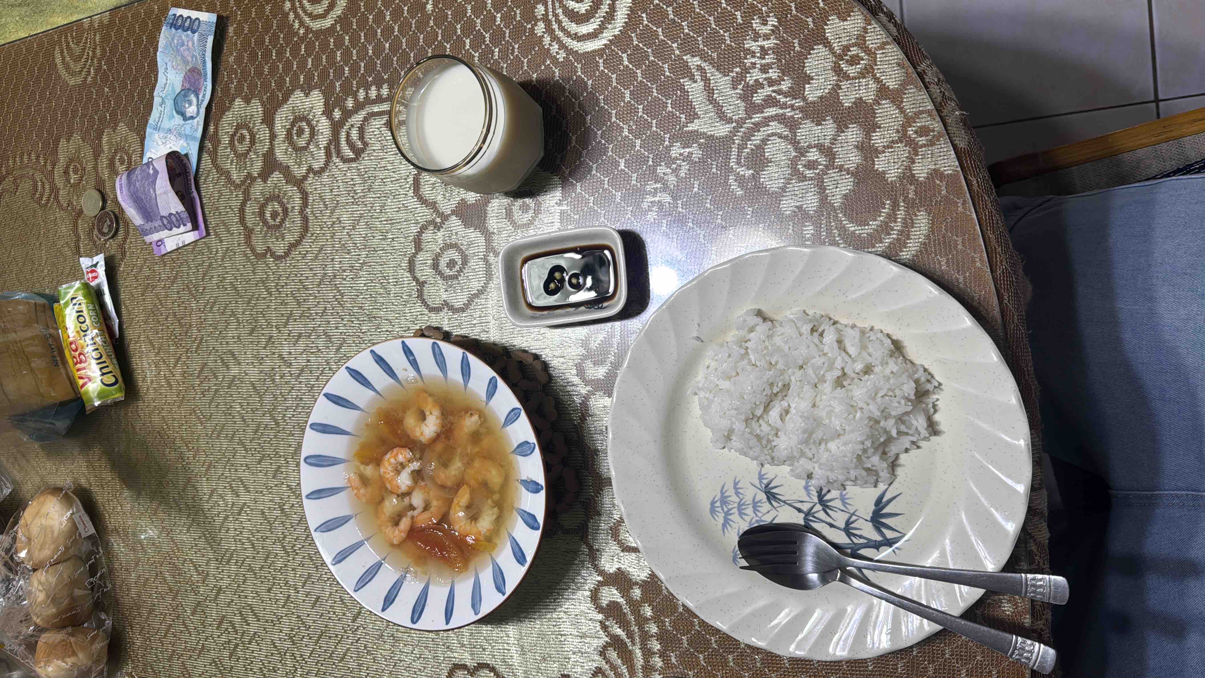Shrimp Soup with Rice