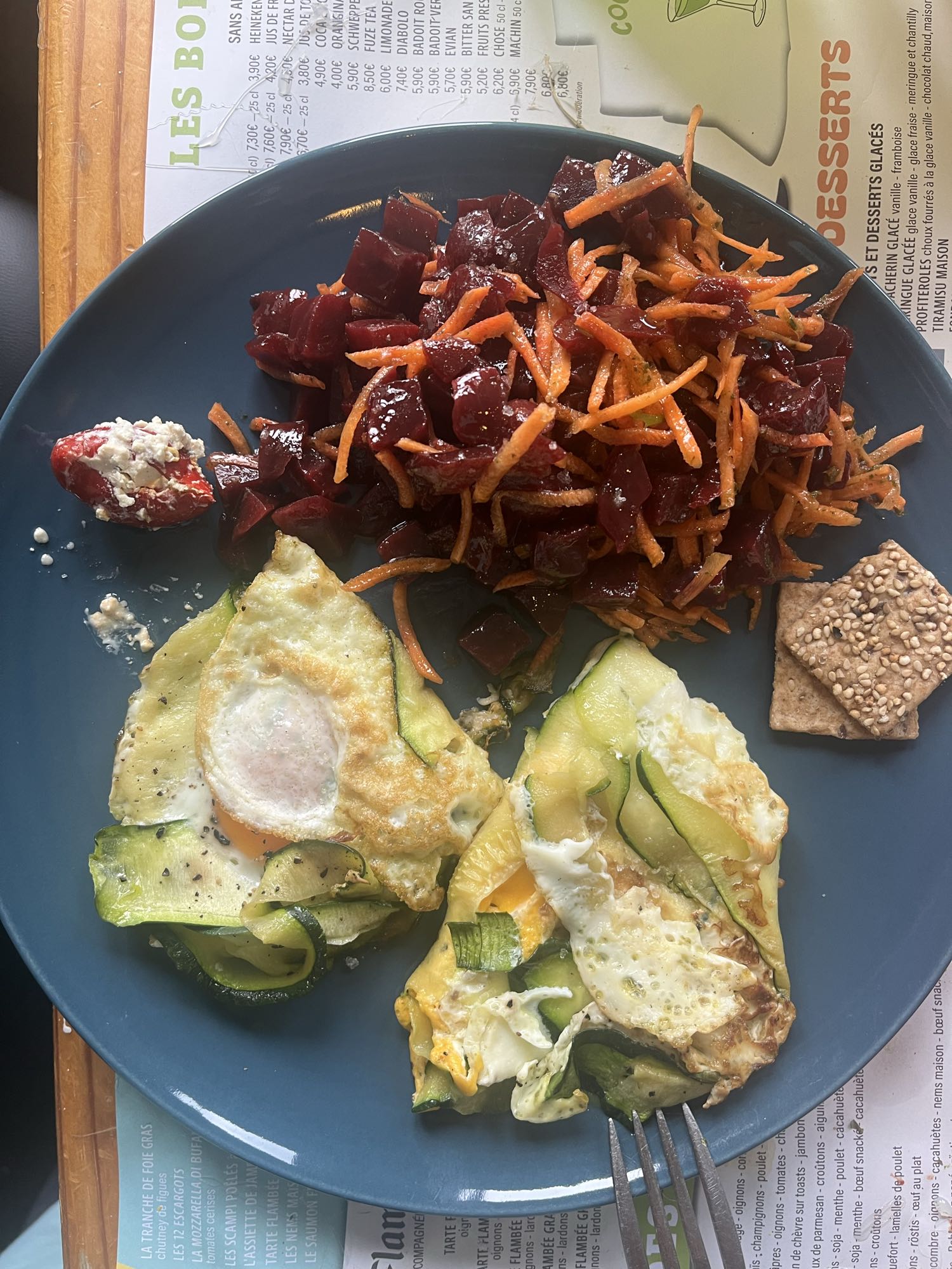 Omelette aux légumes