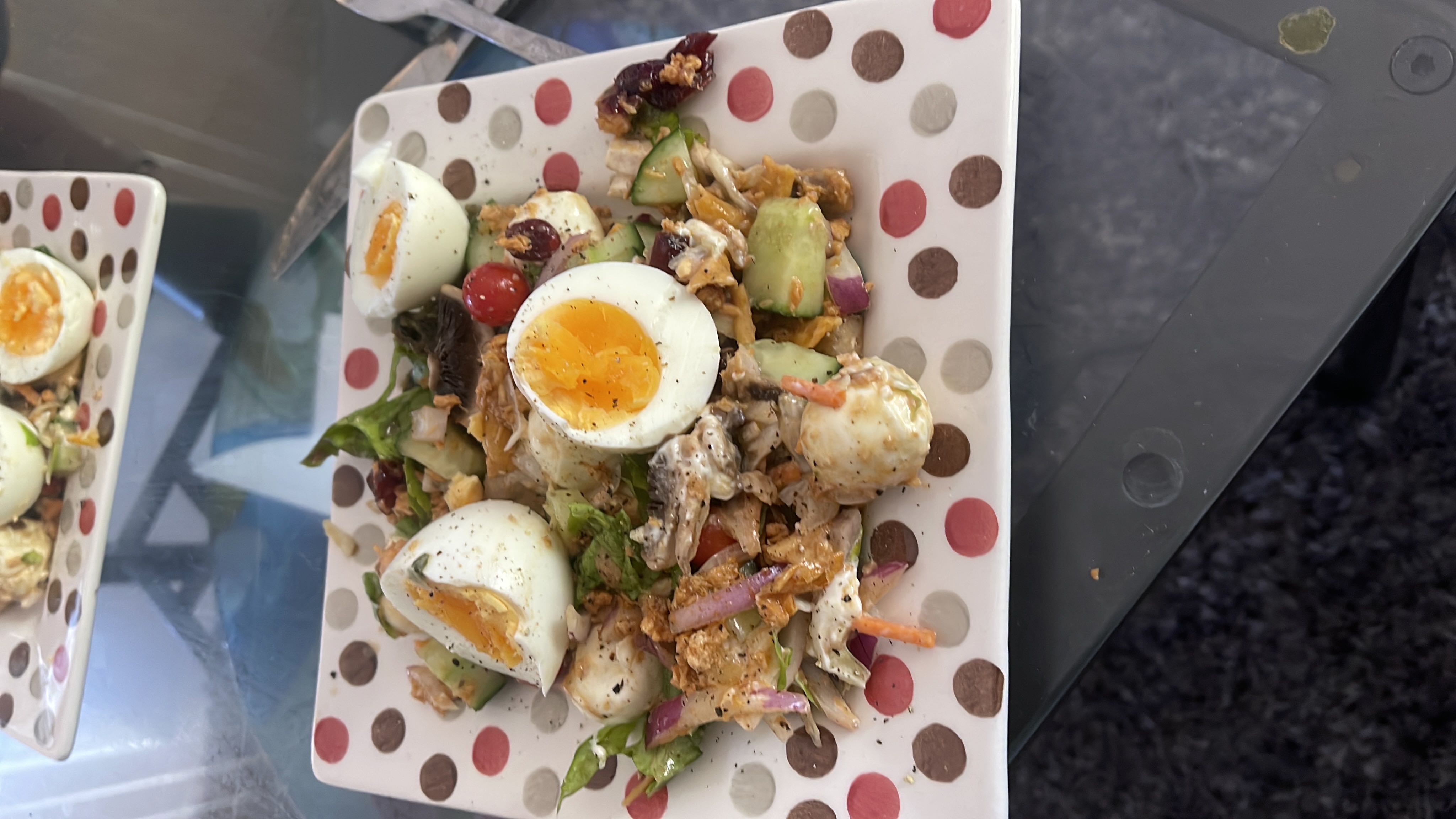 Egg Salad with Vegetables