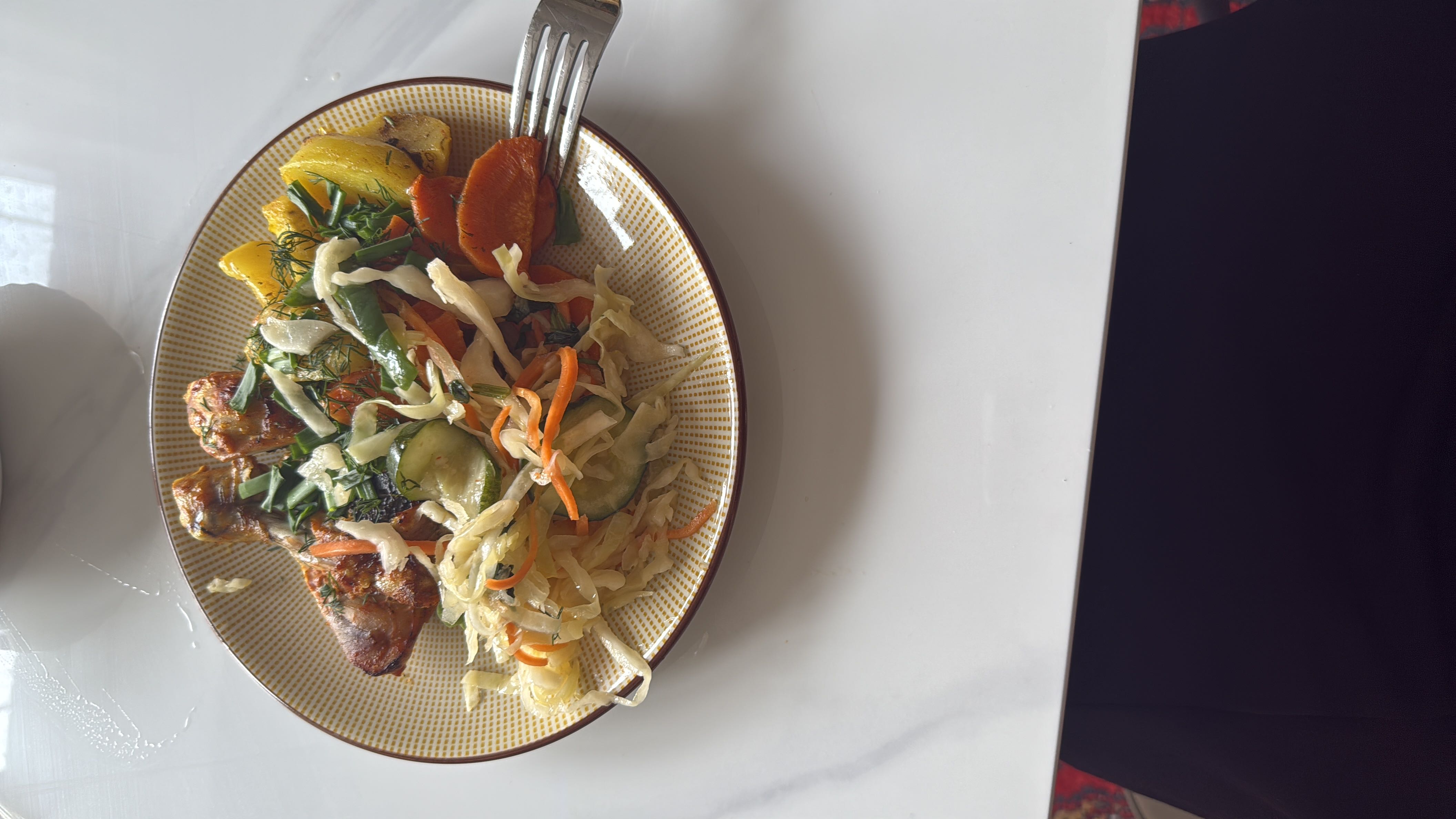 Курица с овощами