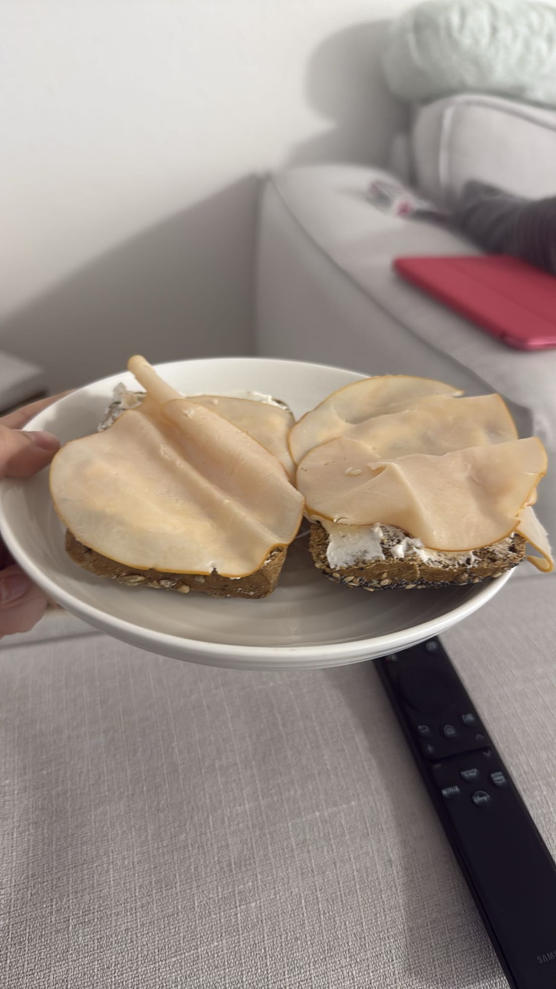 Vollkornbrot mit Pute